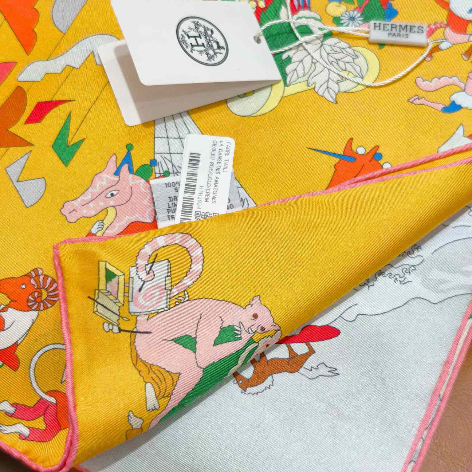 Hermes Academia Hippica Scarf 90 - DesignerGu