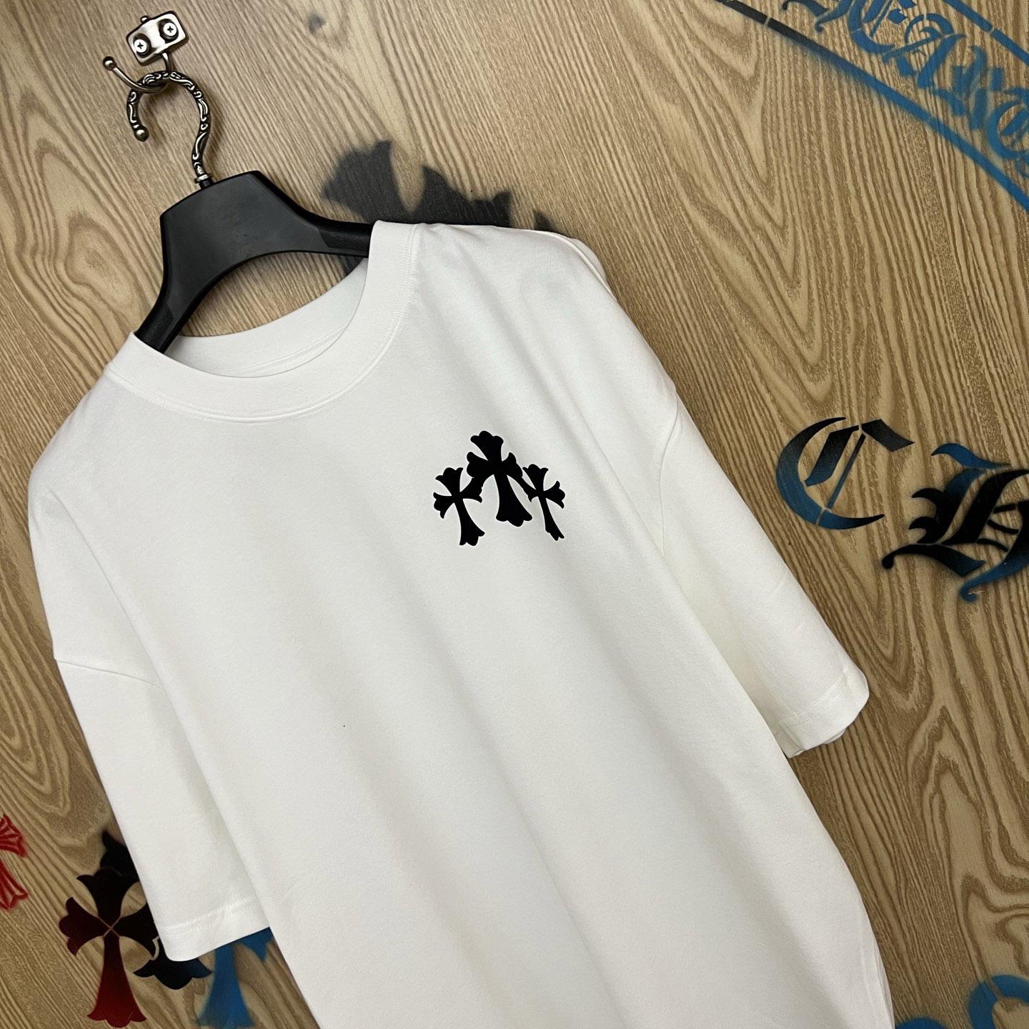 Chrome Hearts Triple Cross T-Shirt 'White' - DesignerGu