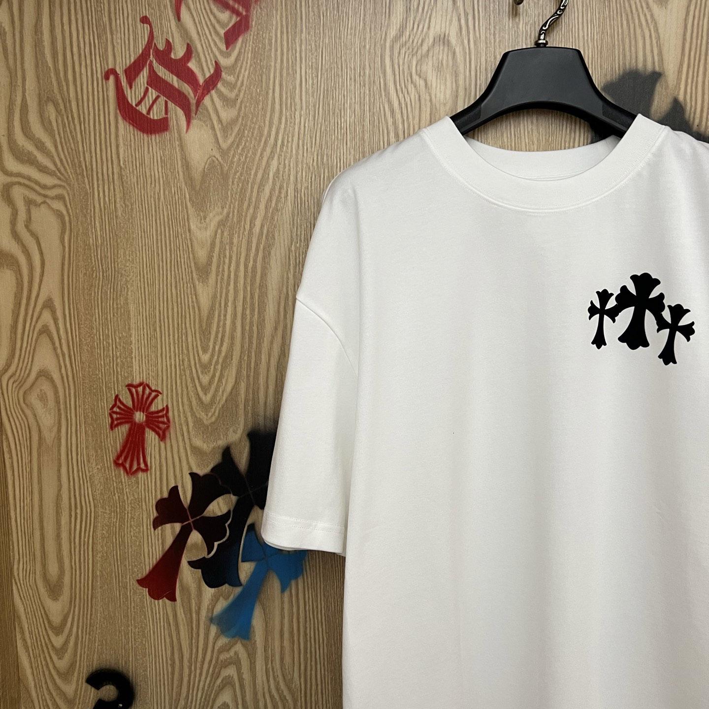 Chrome Hearts Triple Cross T-Shirt 'White' - DesignerGu