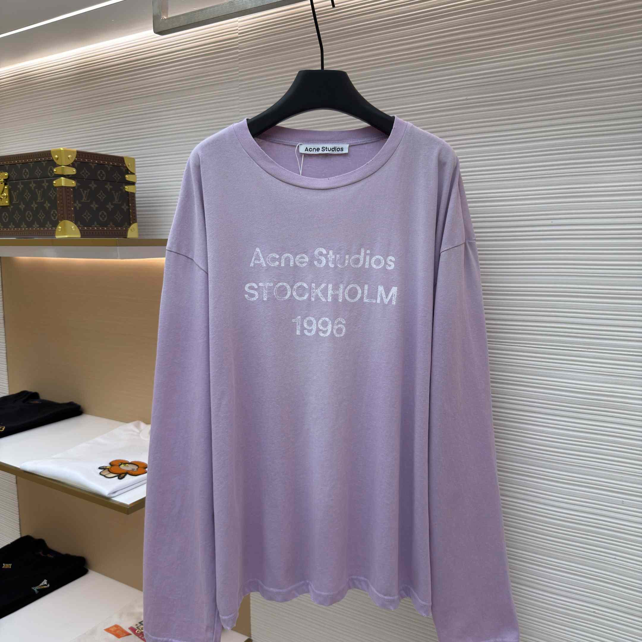 Acne Studios Sprayed 1996 Logo T-shirt - DesignerGu
