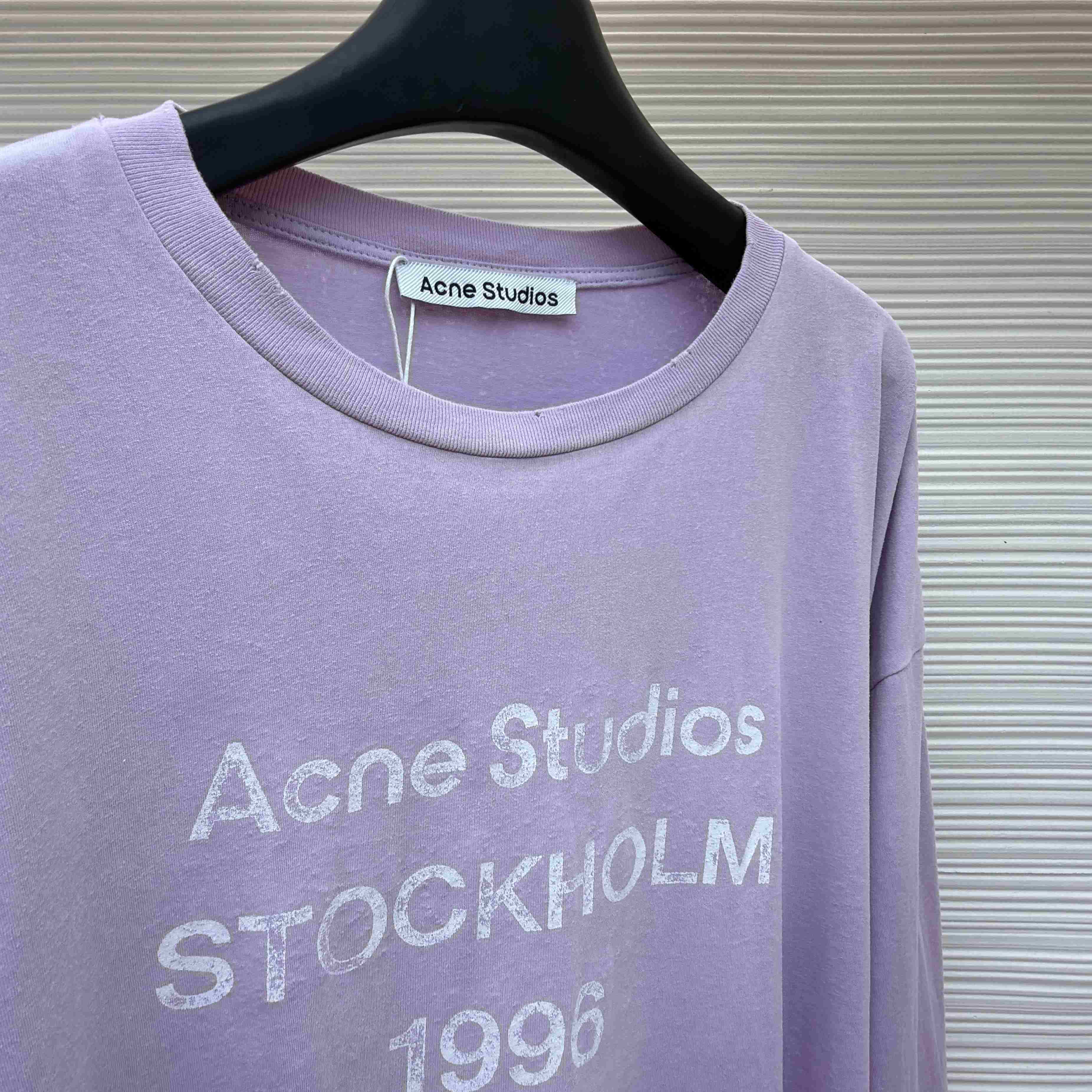 Acne Studios Sprayed 1996 Logo T-shirt - DesignerGu