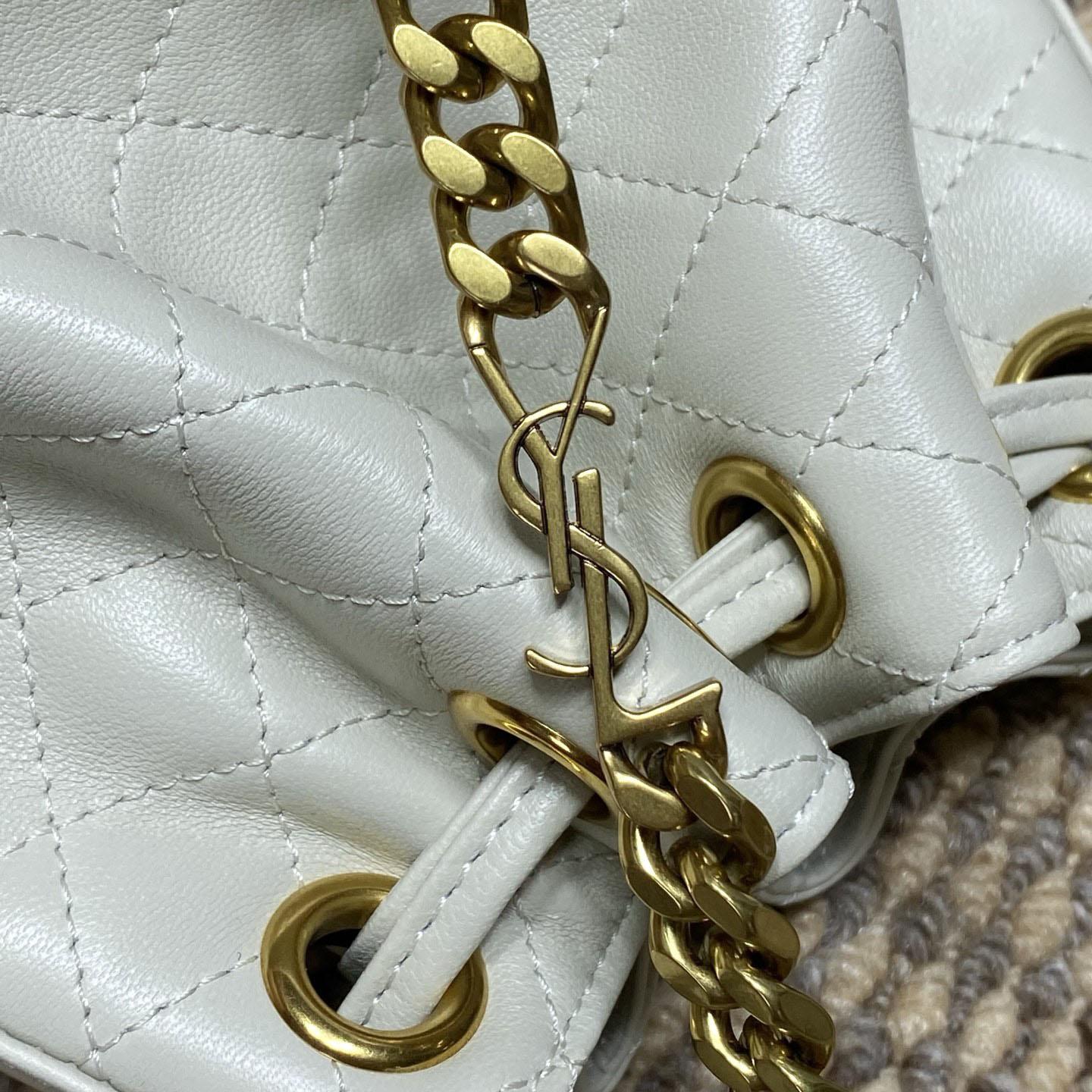 Saint Laurent Cassandre Quilted Leather Bucket Bag - DesignerGu