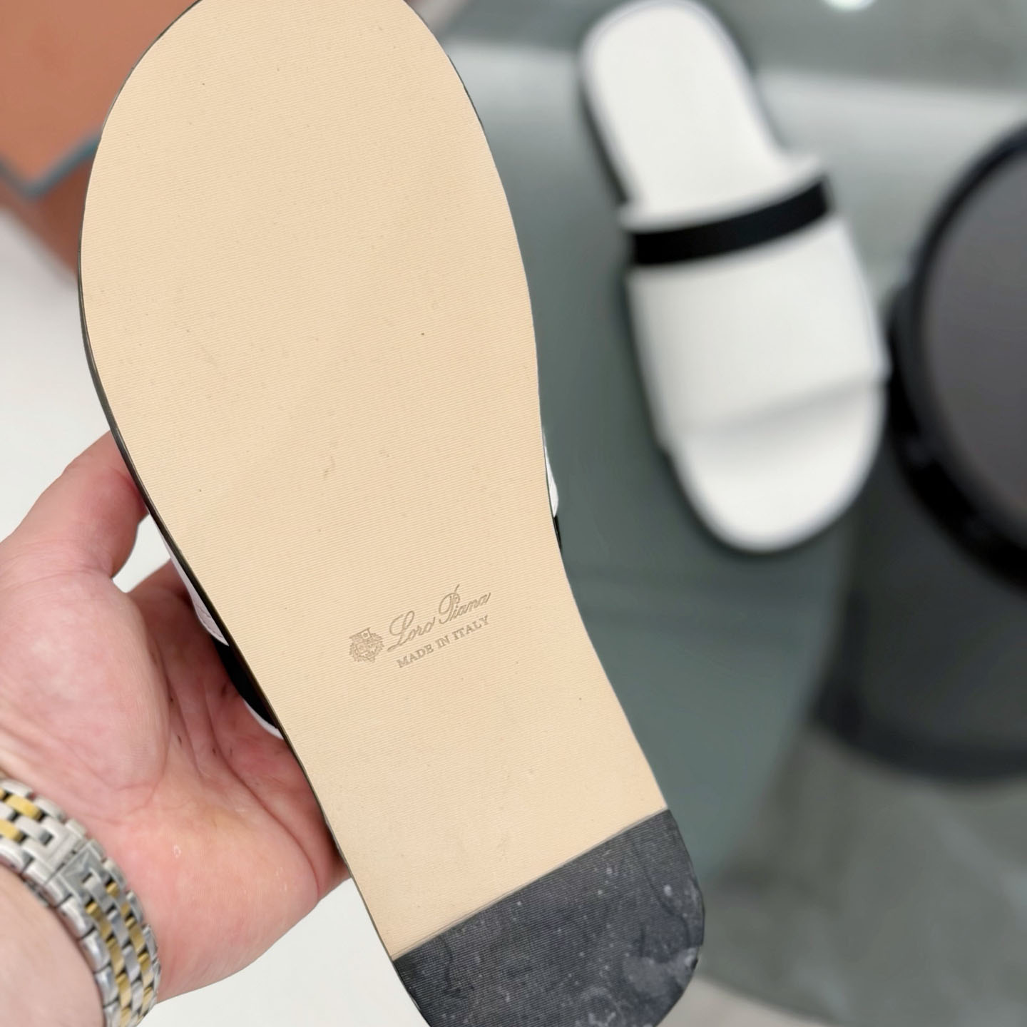 Loro Piana  Slide Sandal - DesignerGu
