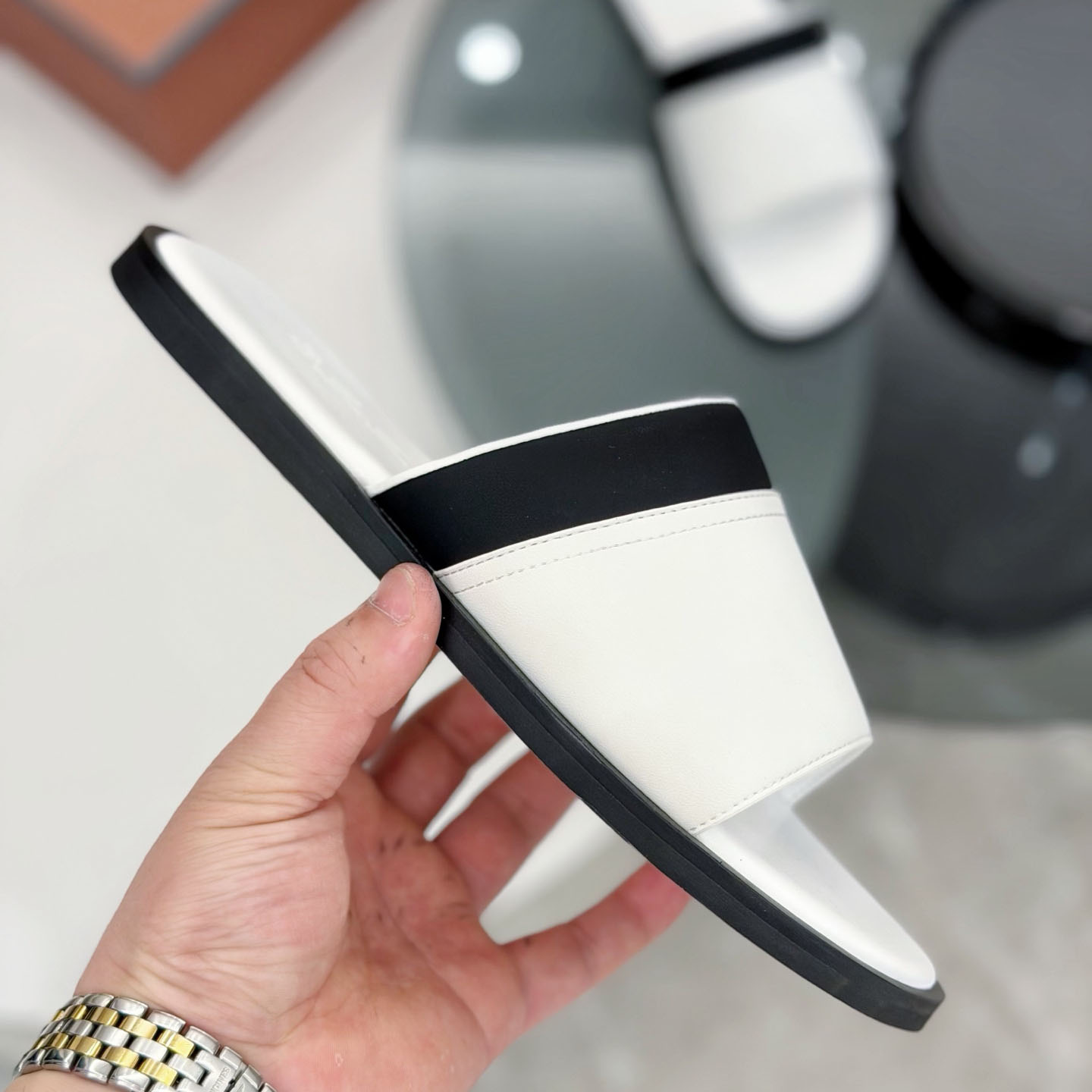 Loro Piana  Slide Sandal - DesignerGu