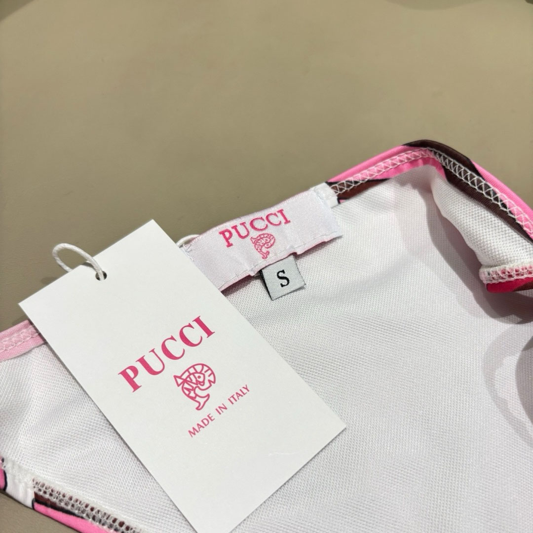 Pucci Iride-Print Bikini Top And Bikini Briefs - DesignerGu