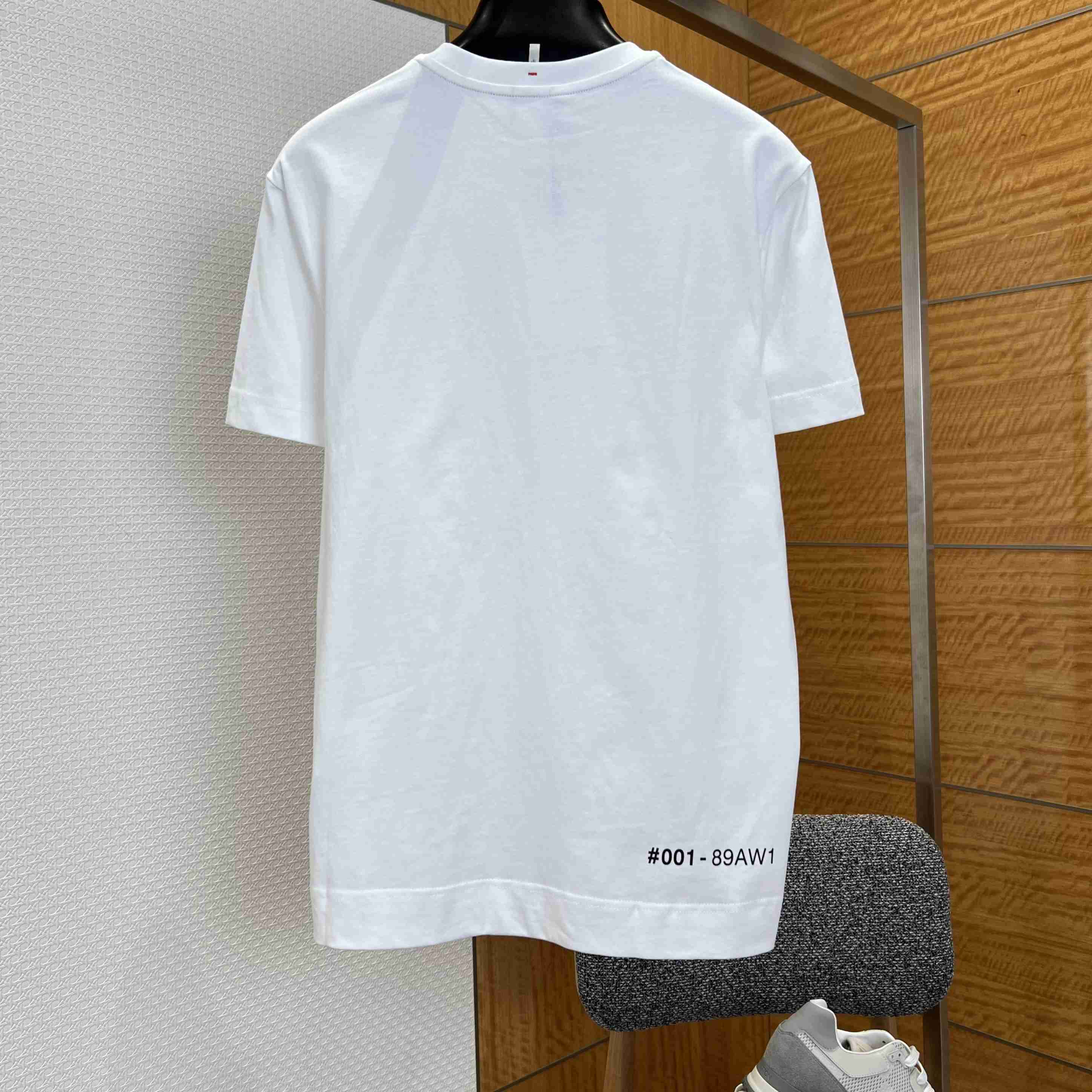 Moncler Logo Cotton Blend T-Shirt - DesignerGu