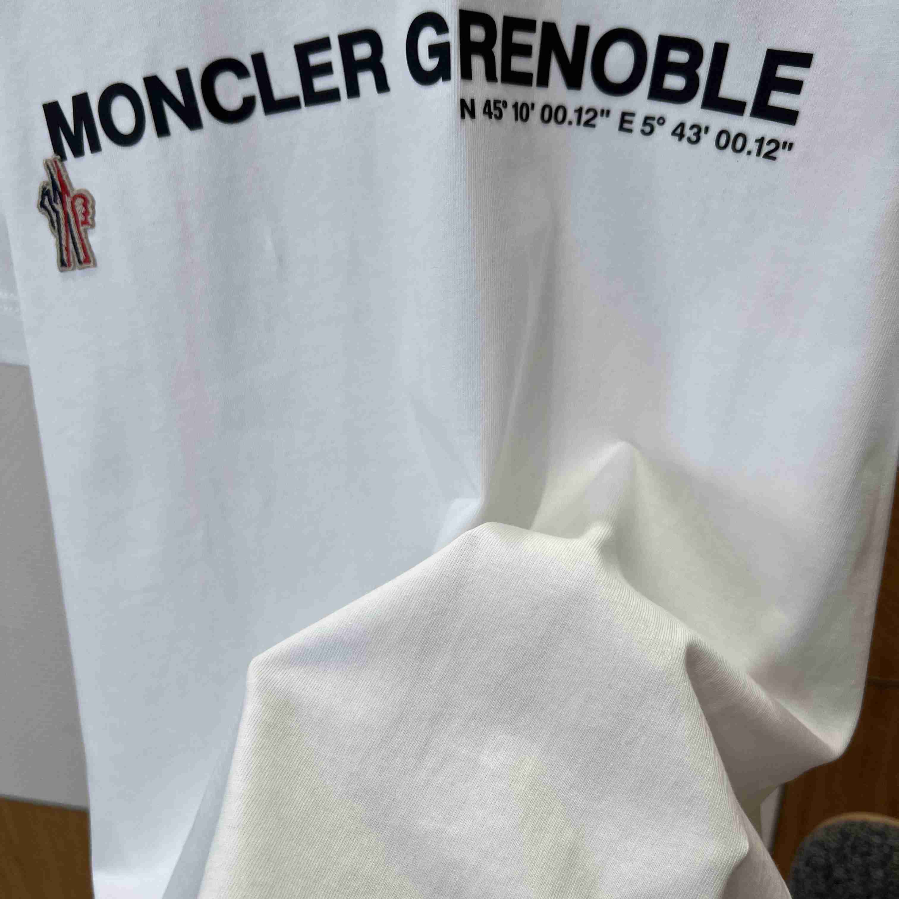 Moncler Logo Cotton Blend T-Shirt - DesignerGu