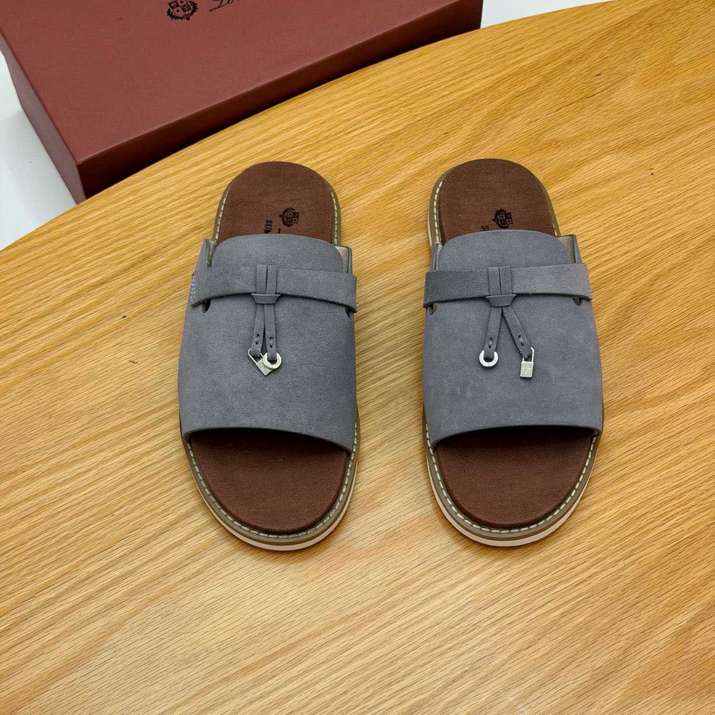 Loro Piana "Summer Walk" Slide Sandal - DesignerGu