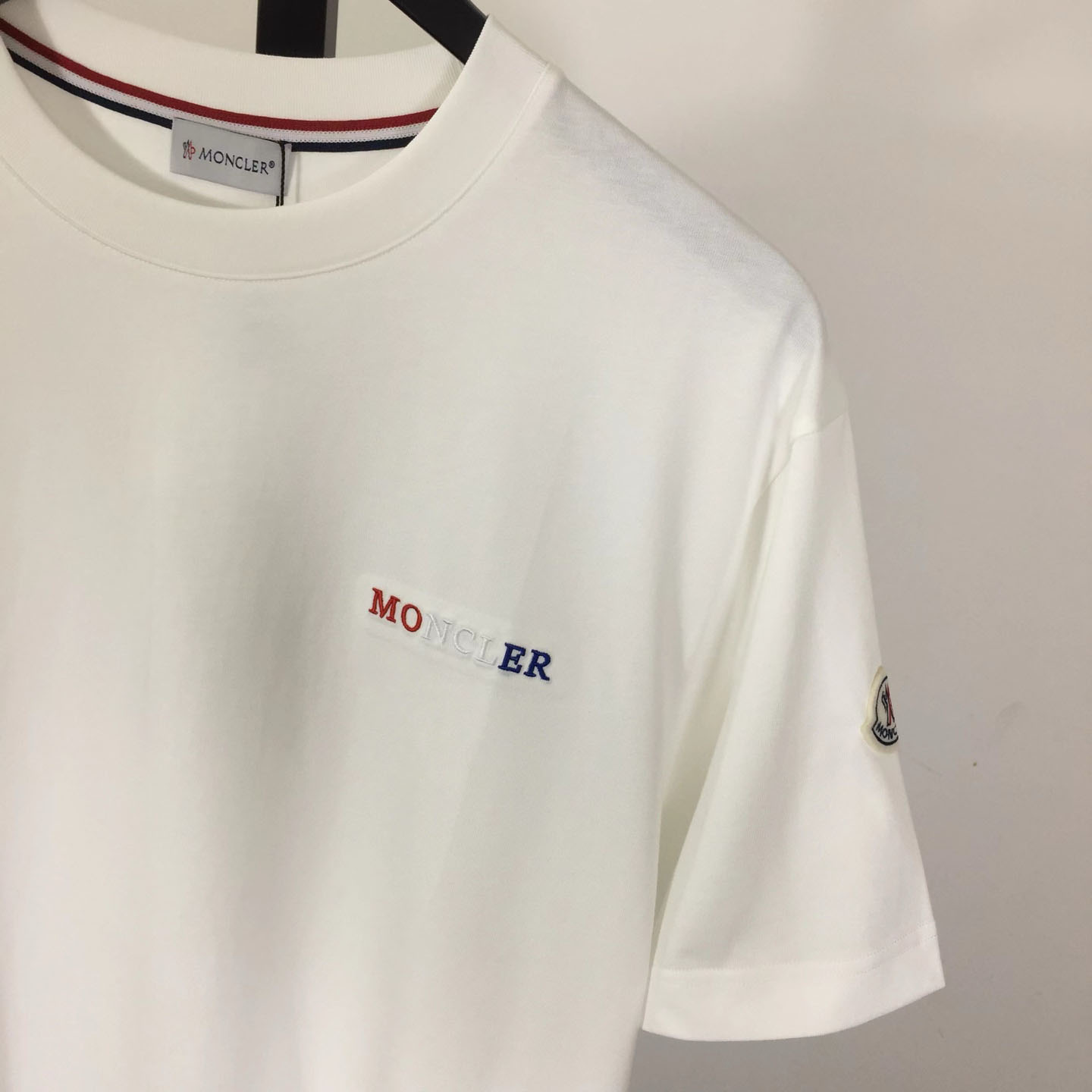 Moncler Logo-Print Cotton-Jersey T-Shirt - DesignerGu