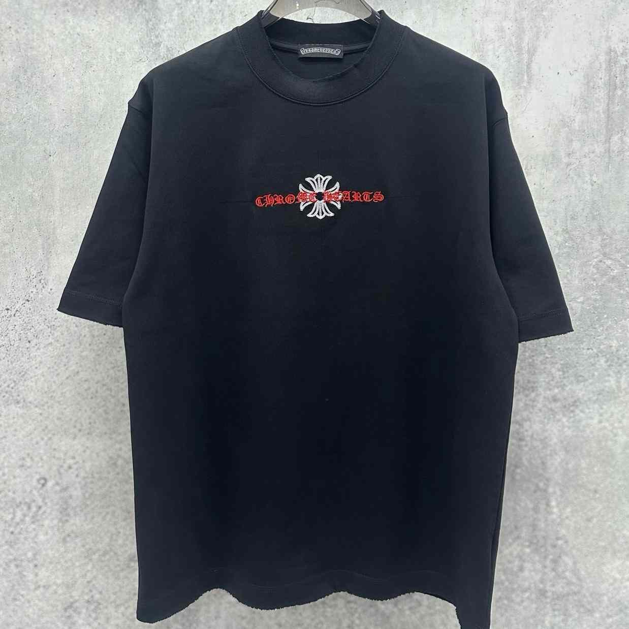 Chrome Hearts  Embroidered Sanskrit Cross T-Shirt 'White' - DesignerGu