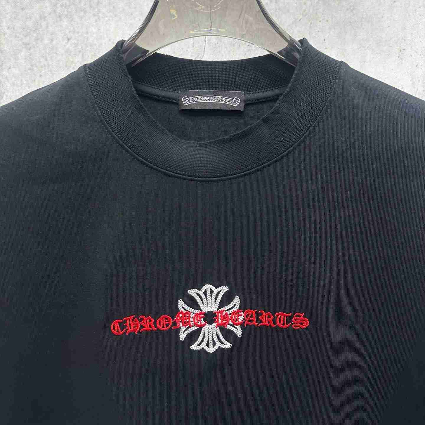 Chrome Hearts  Embroidered Sanskrit Cross T-Shirt 'White' - DesignerGu