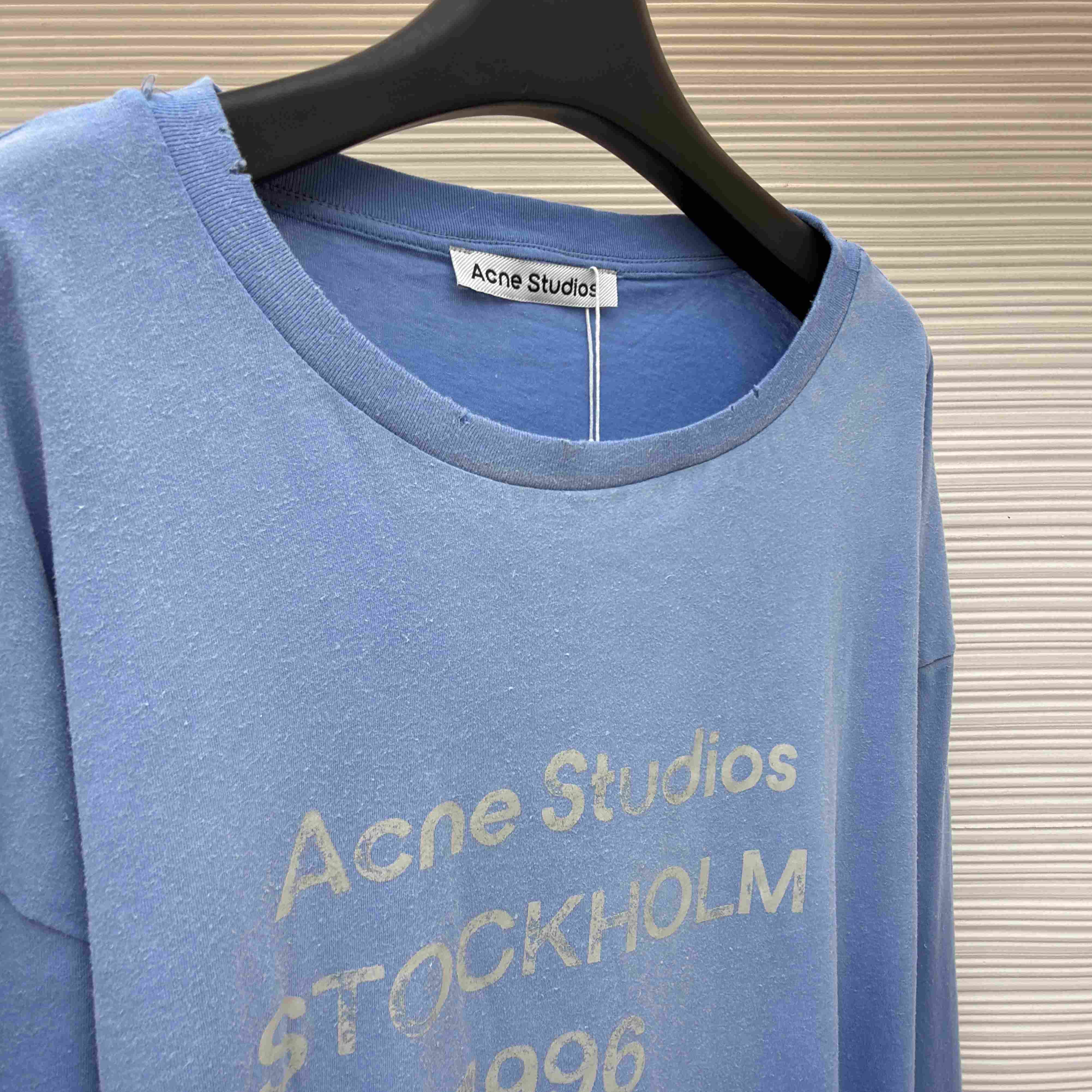 Acne Studios Sprayed 1996 Logo T-shirt - DesignerGu