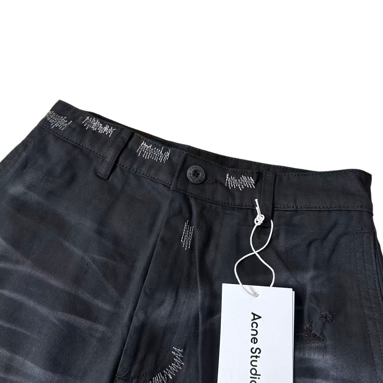 Acne Studios Mended Trousers - Regular Fit - DesignerGu