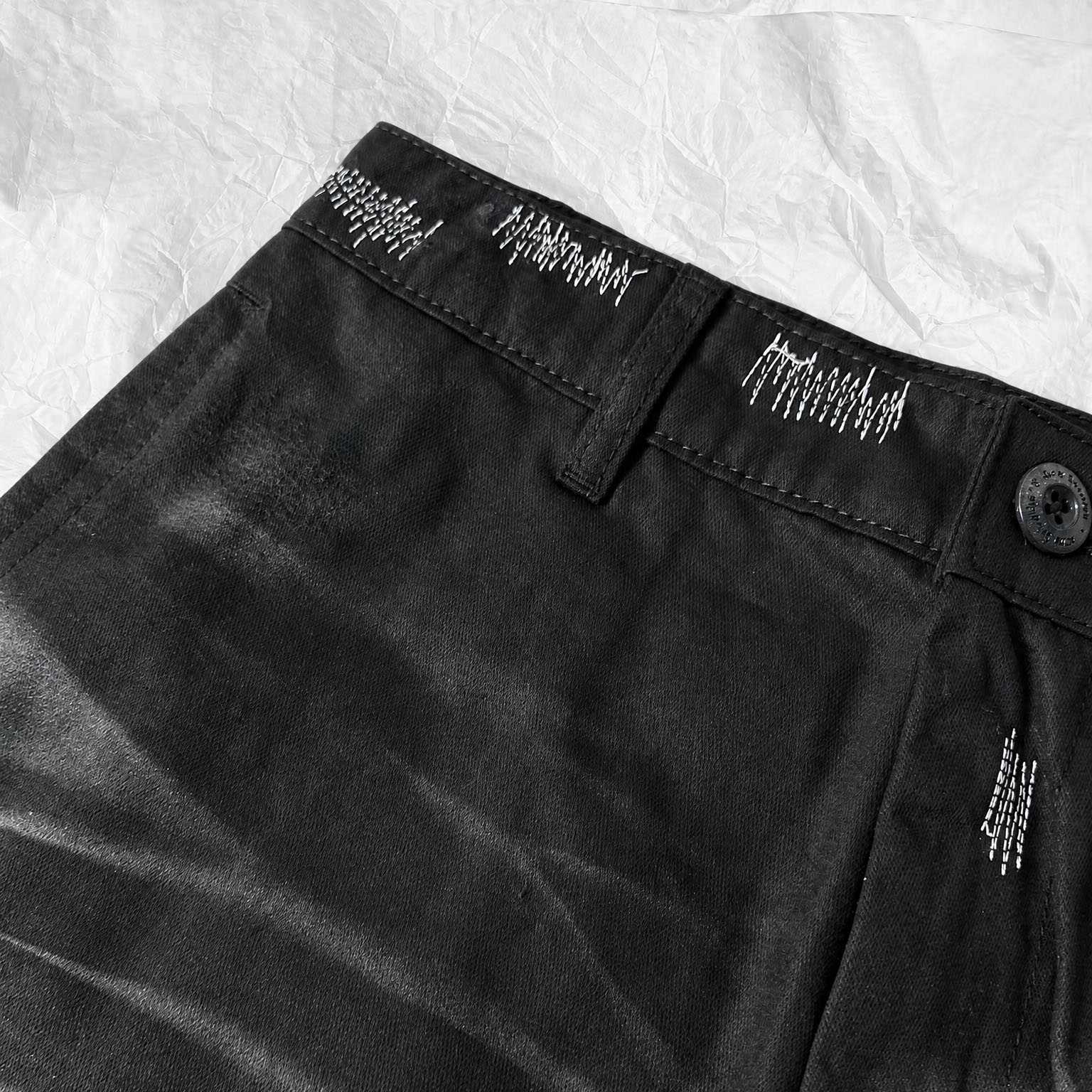 Acne Studios Mended Trousers - Regular Fit - DesignerGu