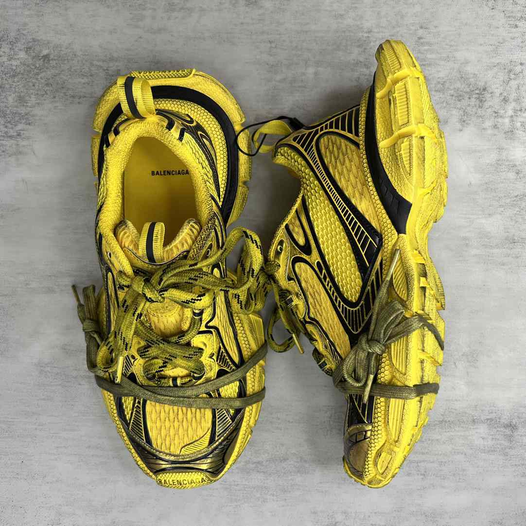 Balenciaga 3XL Sneaker 'Worn-Out - Yellow Black' - DesignerGu