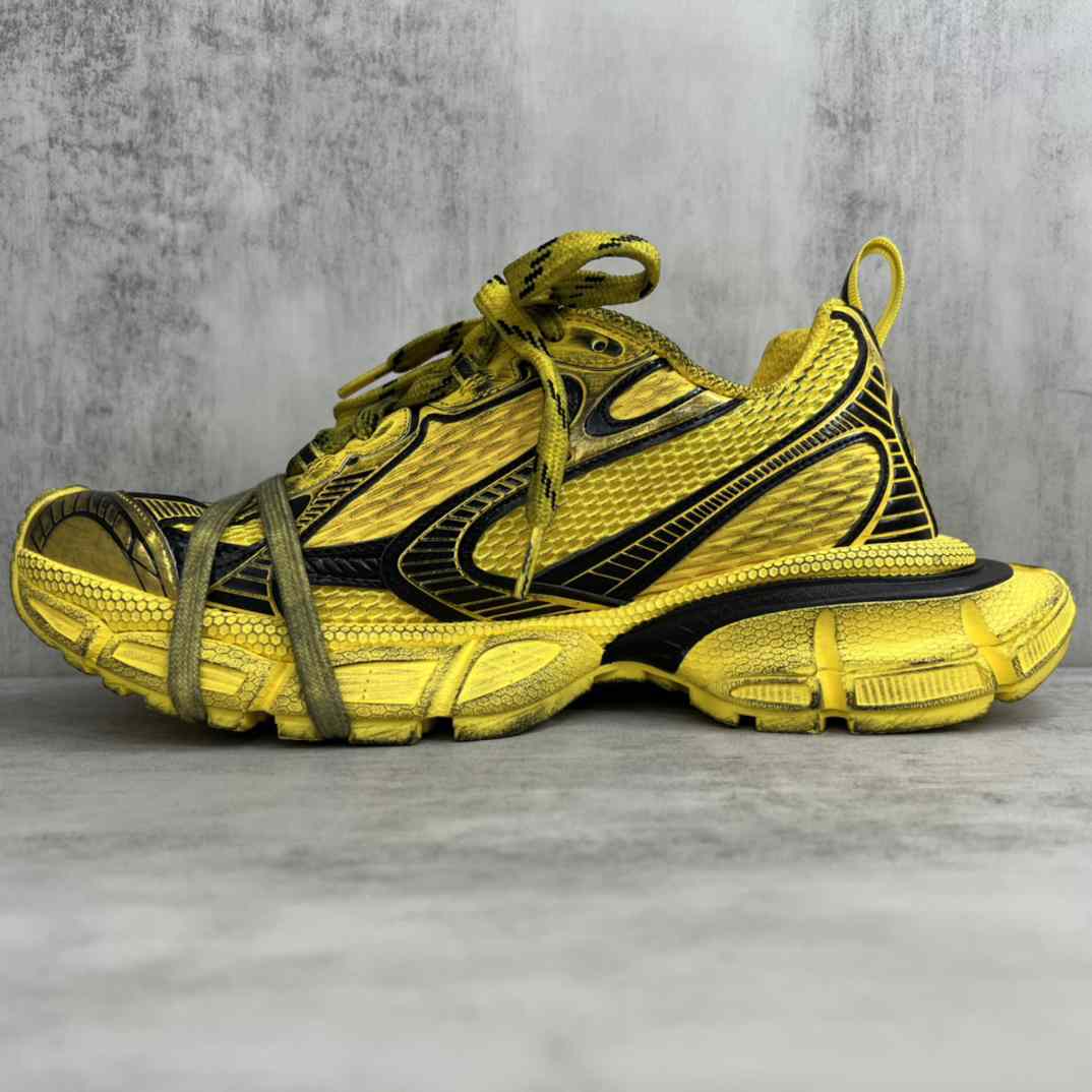 Balenciaga 3XL Sneaker 'Worn-Out - Yellow Black' - DesignerGu