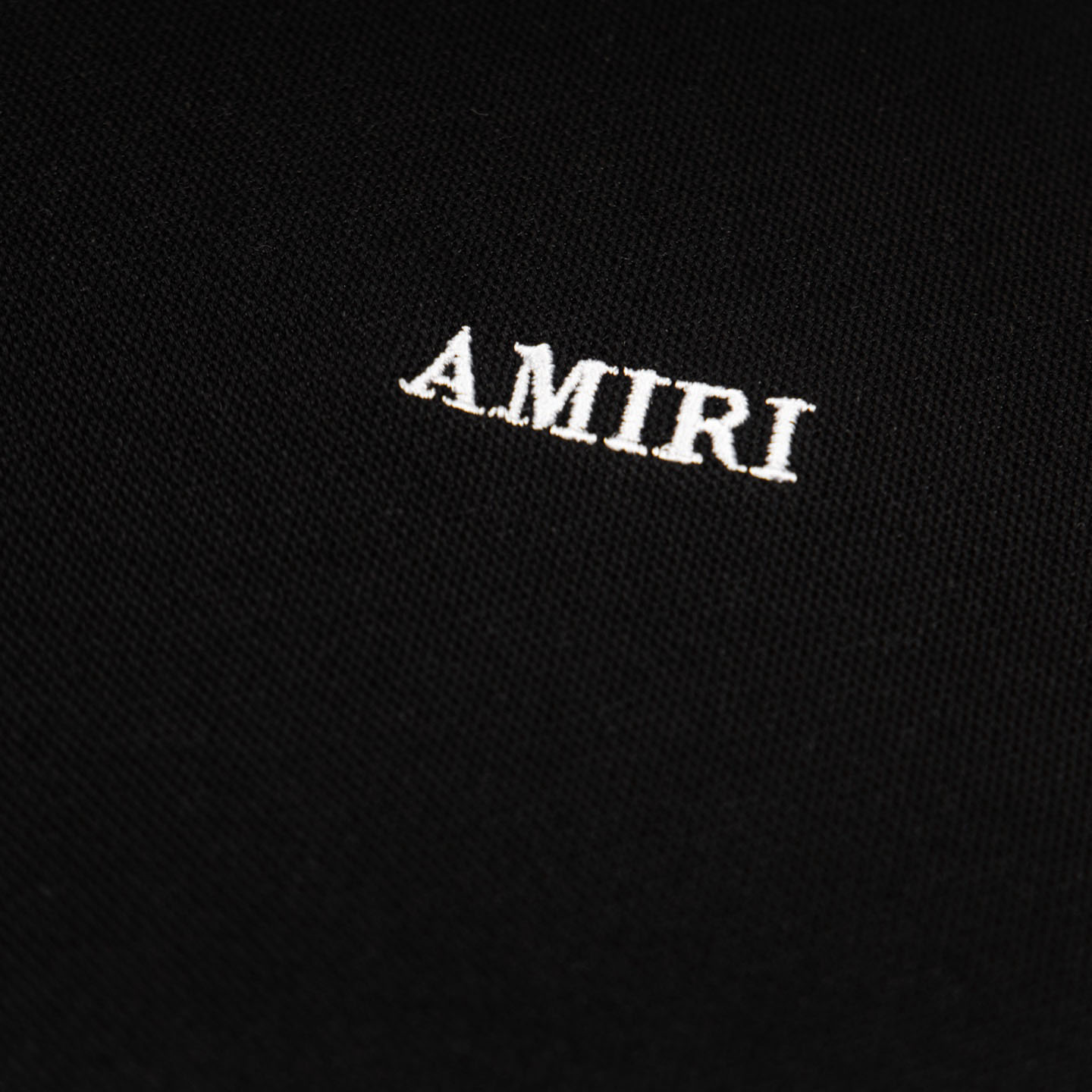 Amiri  Logo Embroidered Polo T-shirt - DesignerGu