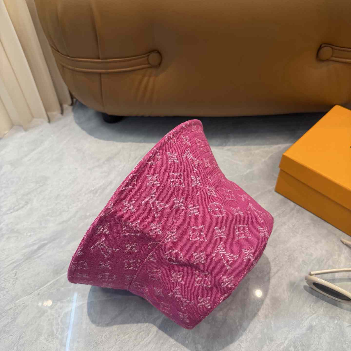 Louis Vuitton Denim Bucket Hat - DesignerGu