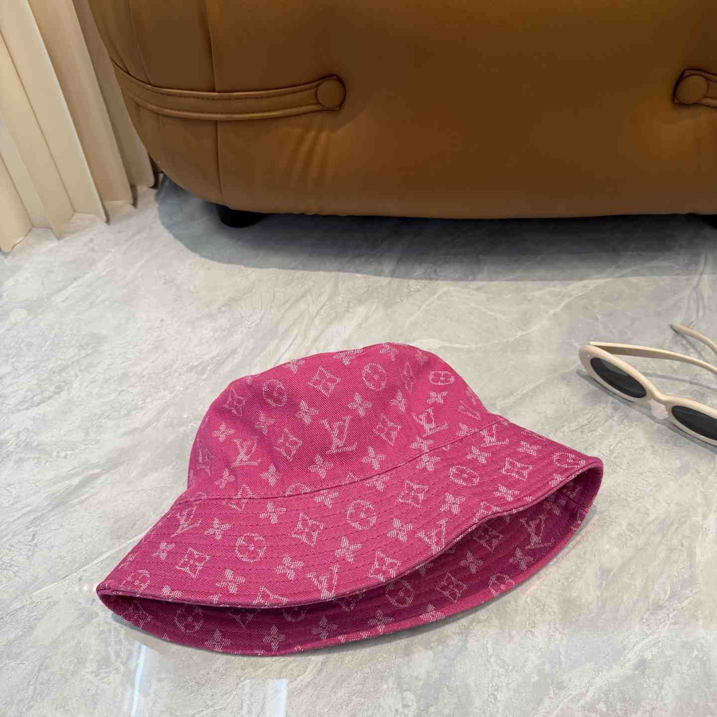 Louis Vuitton Denim Bucket Hat - DesignerGu