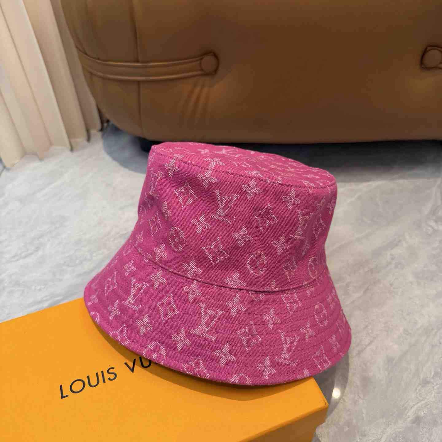 Louis Vuitton Denim Bucket Hat - DesignerGu