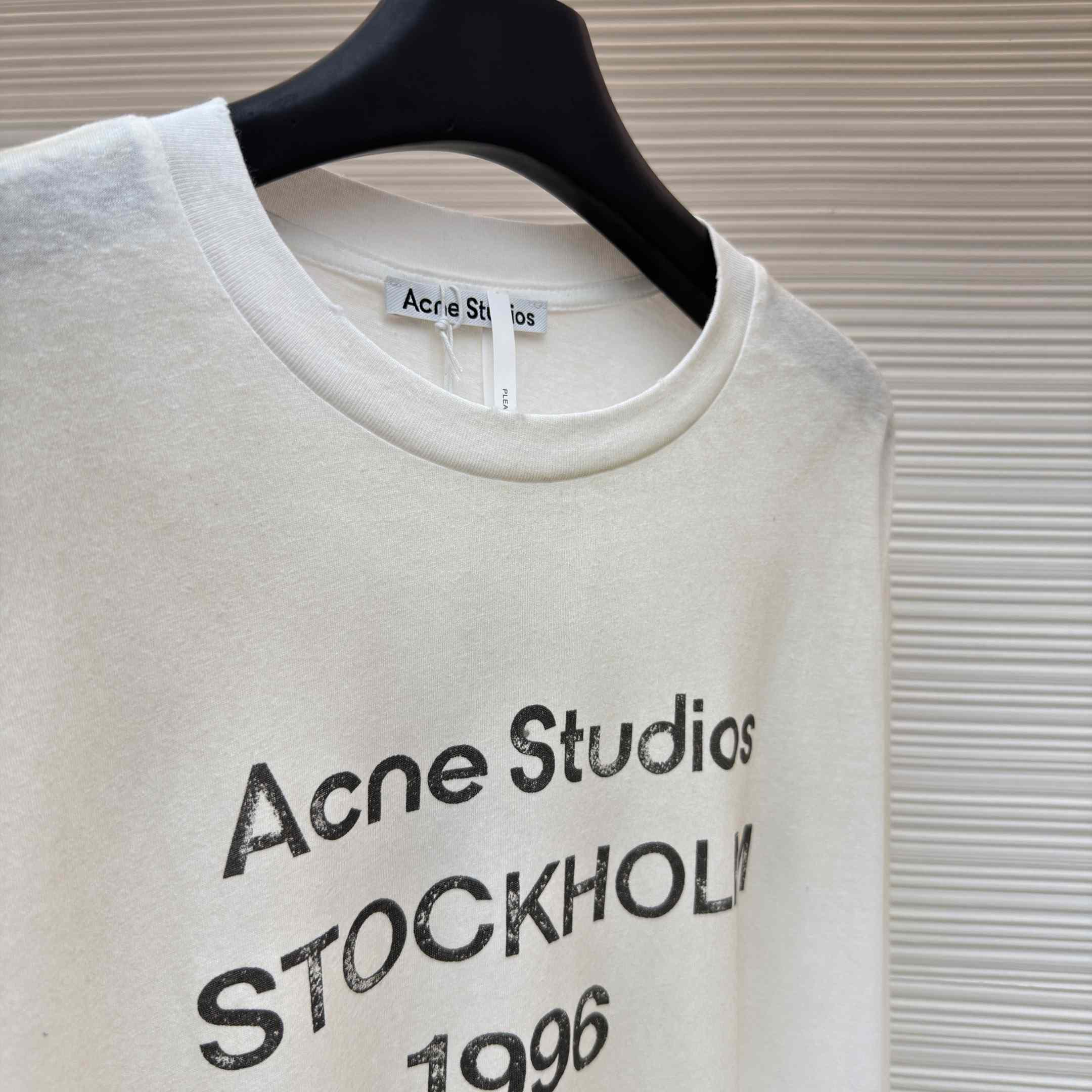 Acne Studios Sprayed 1996 Logo T-shirt - DesignerGu