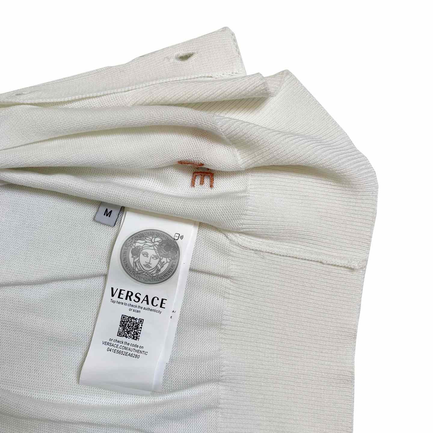 Versace  Knitted Short Sleeve Shirt - DesignerGu