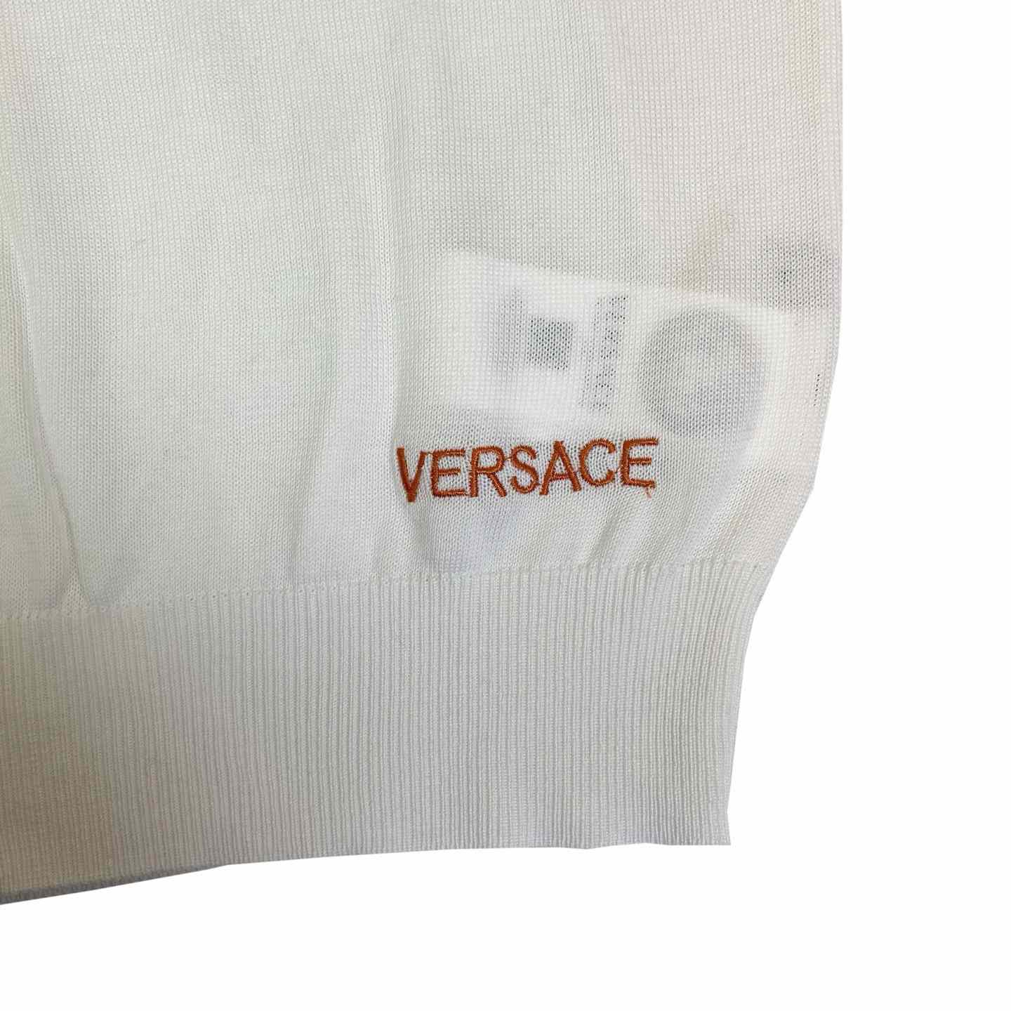 Versace  Knitted Short Sleeve Shirt - DesignerGu