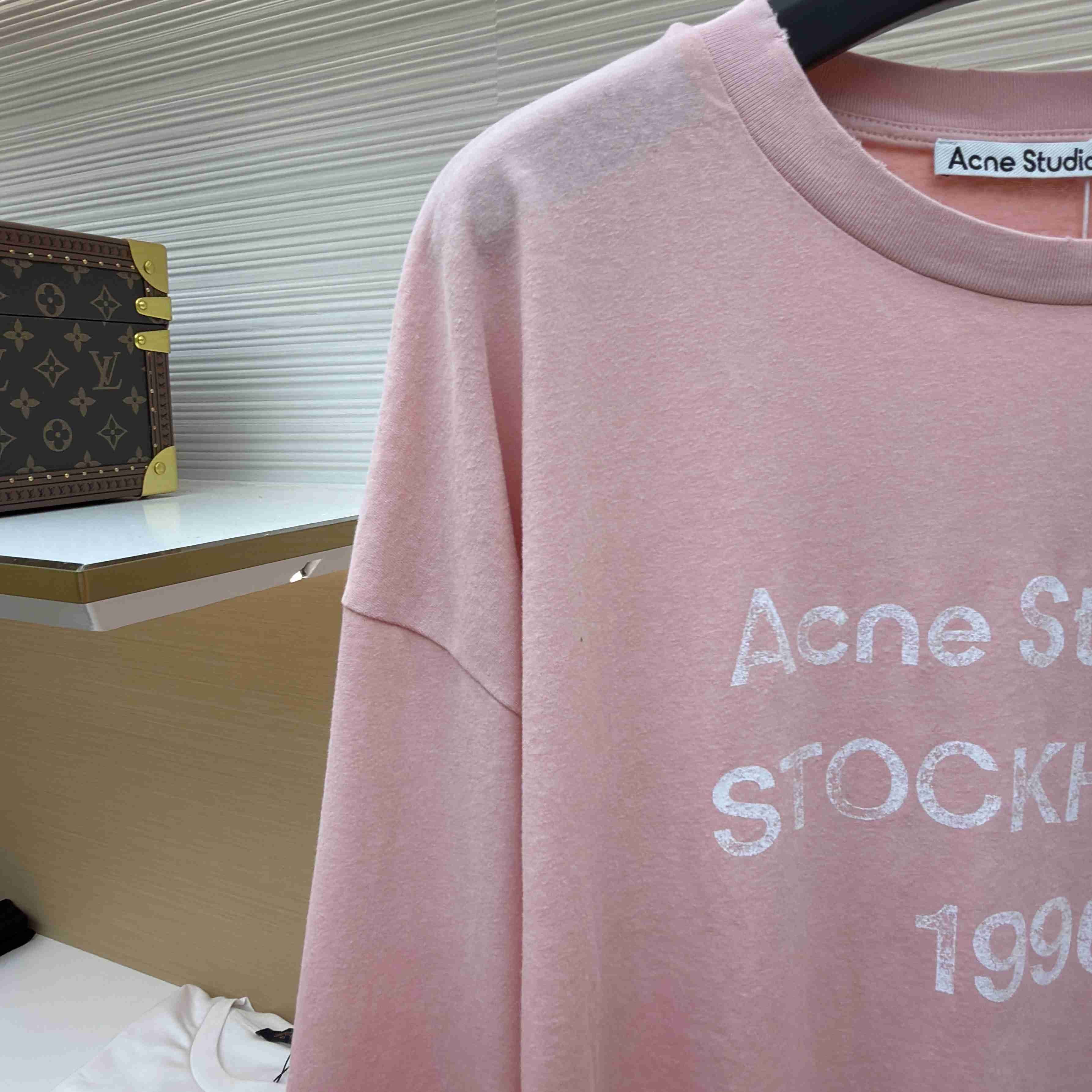 Acne Studios Sprayed 1996 Logo T-shirt - DesignerGu