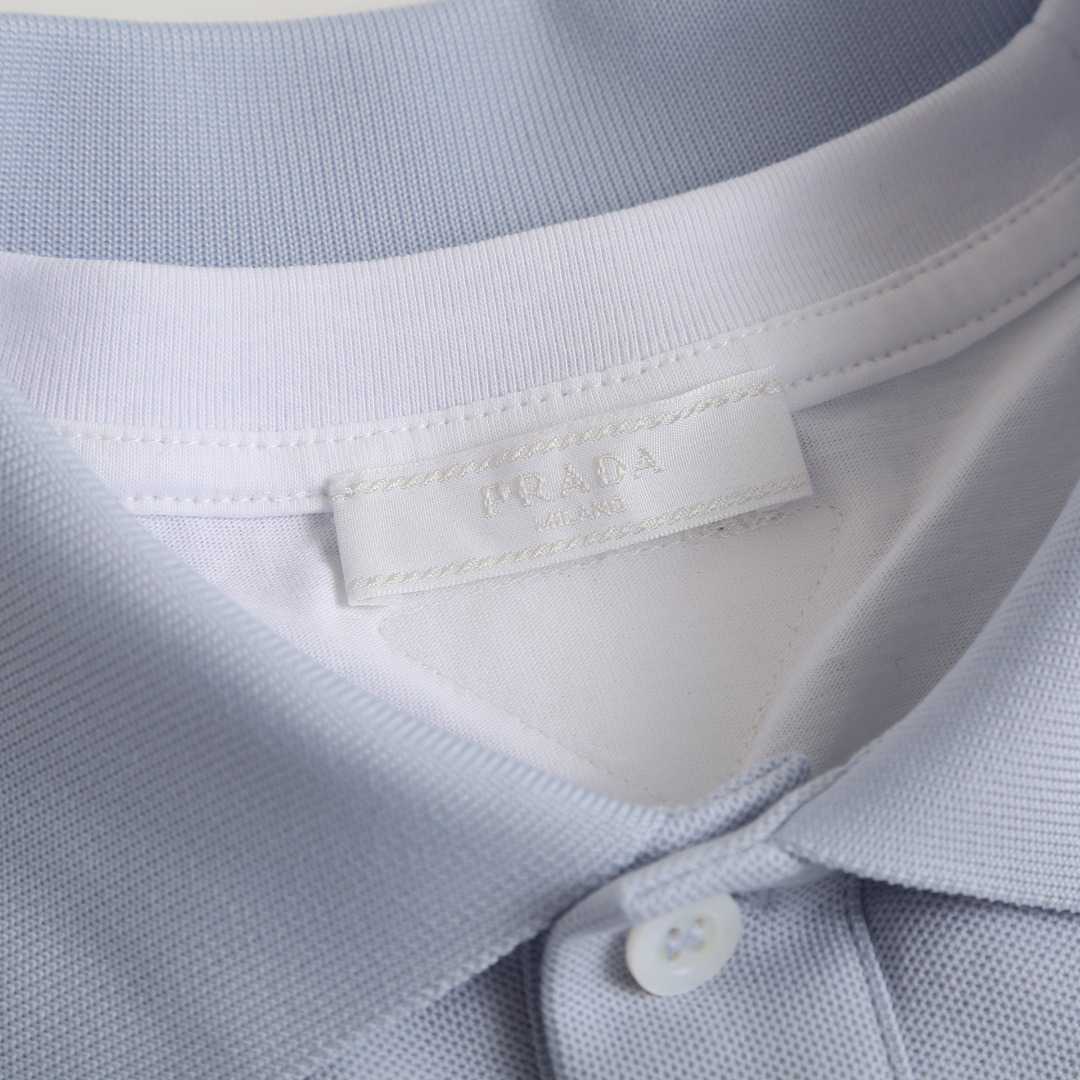 Prada Cotton Layered Polo Shirt - DesignerGu