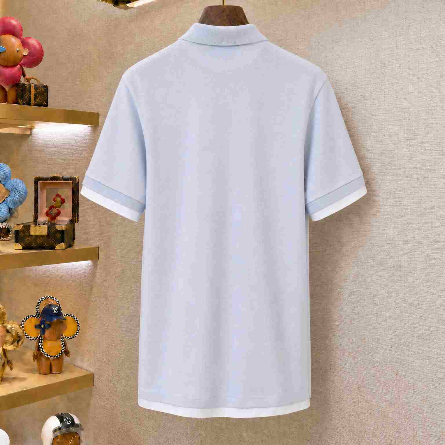 Prada Cotton Layered Polo Shirt - DesignerGu