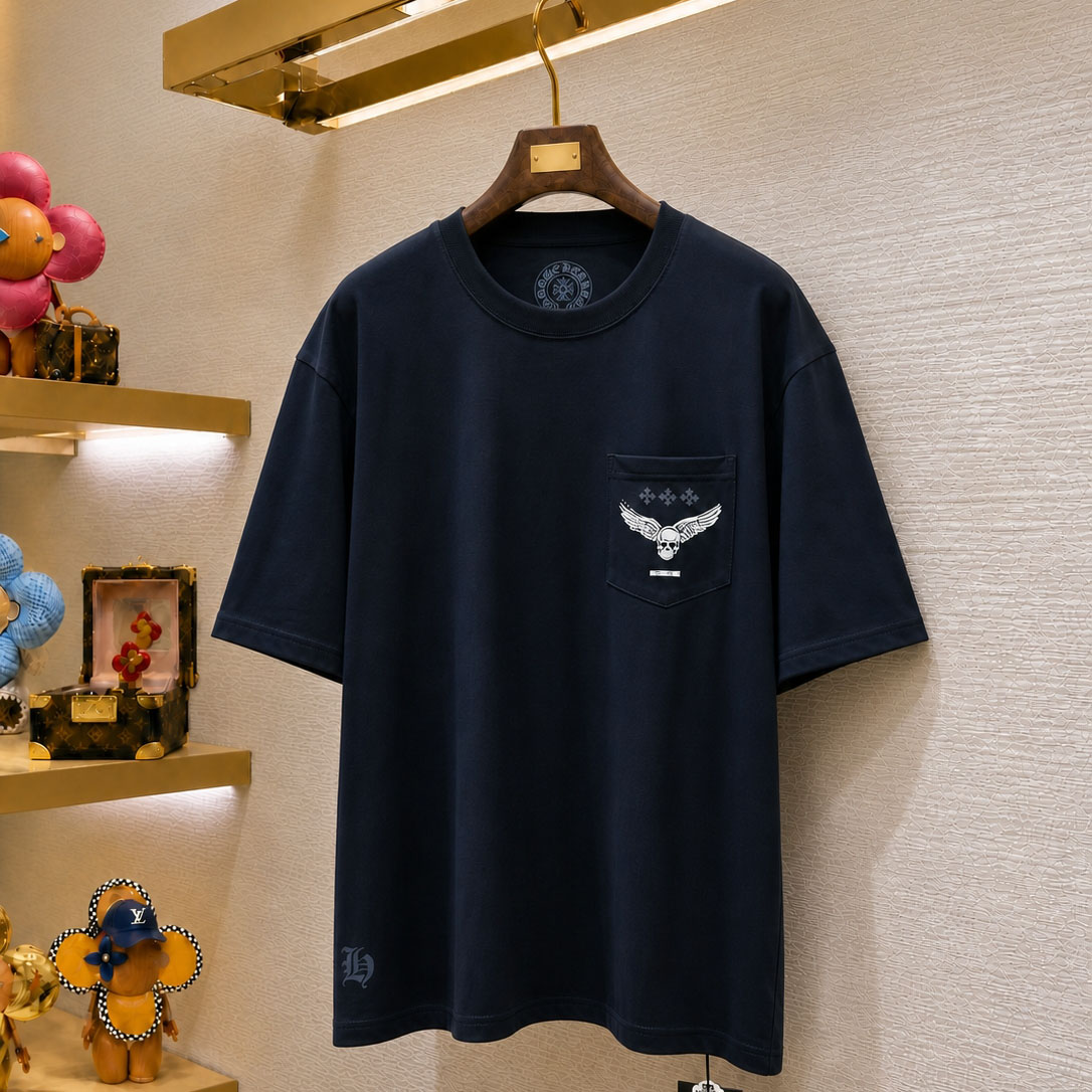 Chrome Hearts  Foti x Yungblud x Aerosmith Cotton T-shirt  - DesignerGu