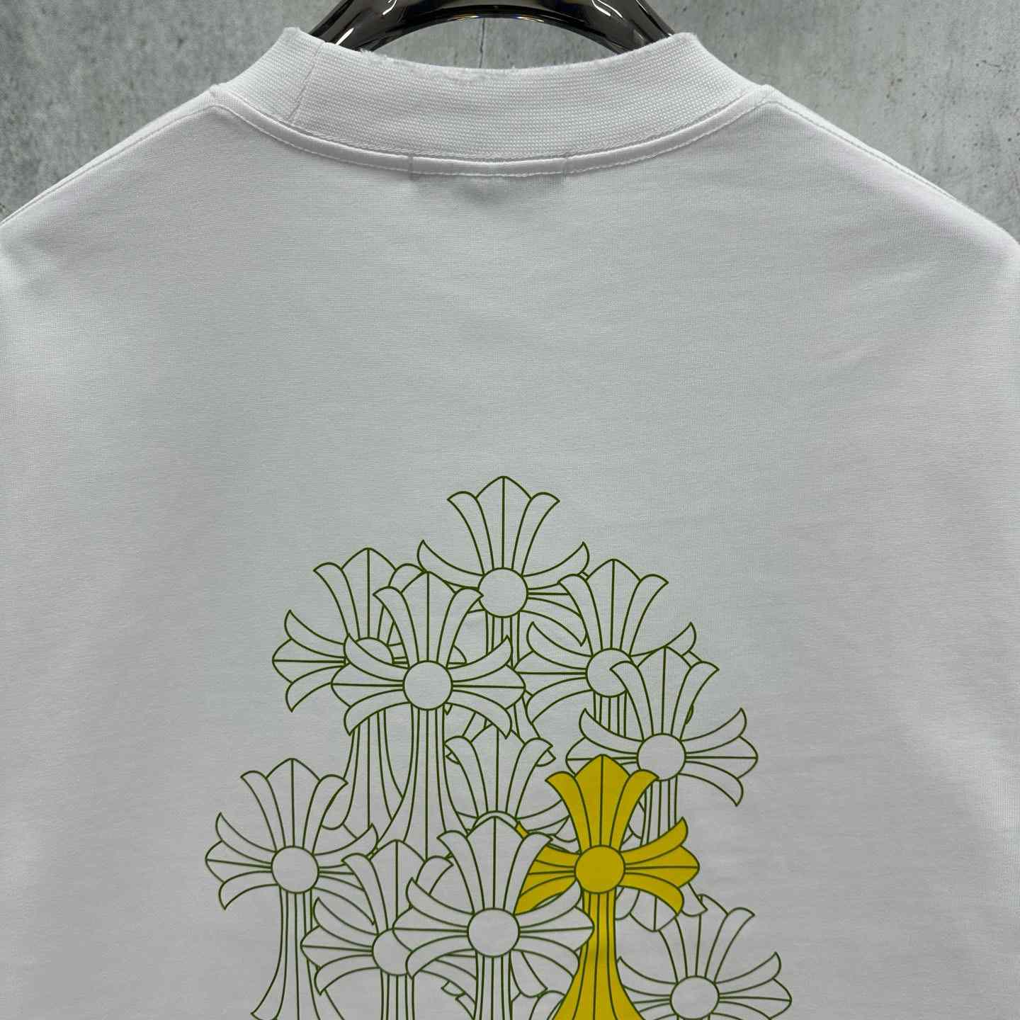 Chrome Hearts Multi Cross Tee 'White' - DesignerGu