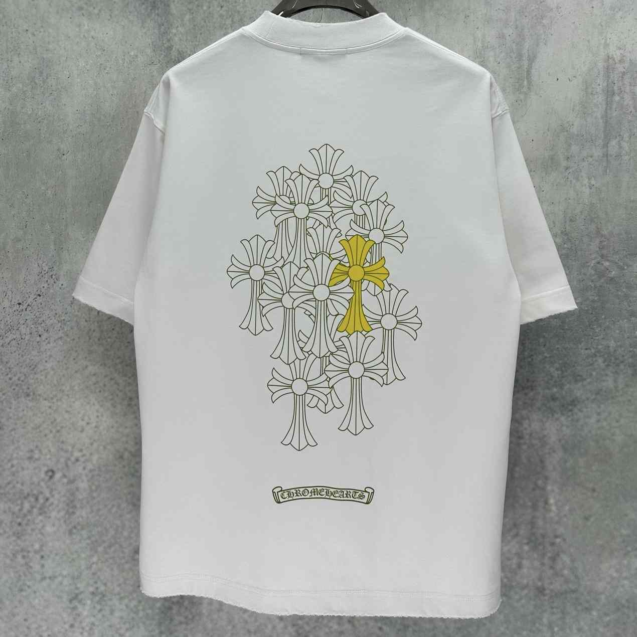Chrome Hearts Multi Cross Tee 'White' - DesignerGu