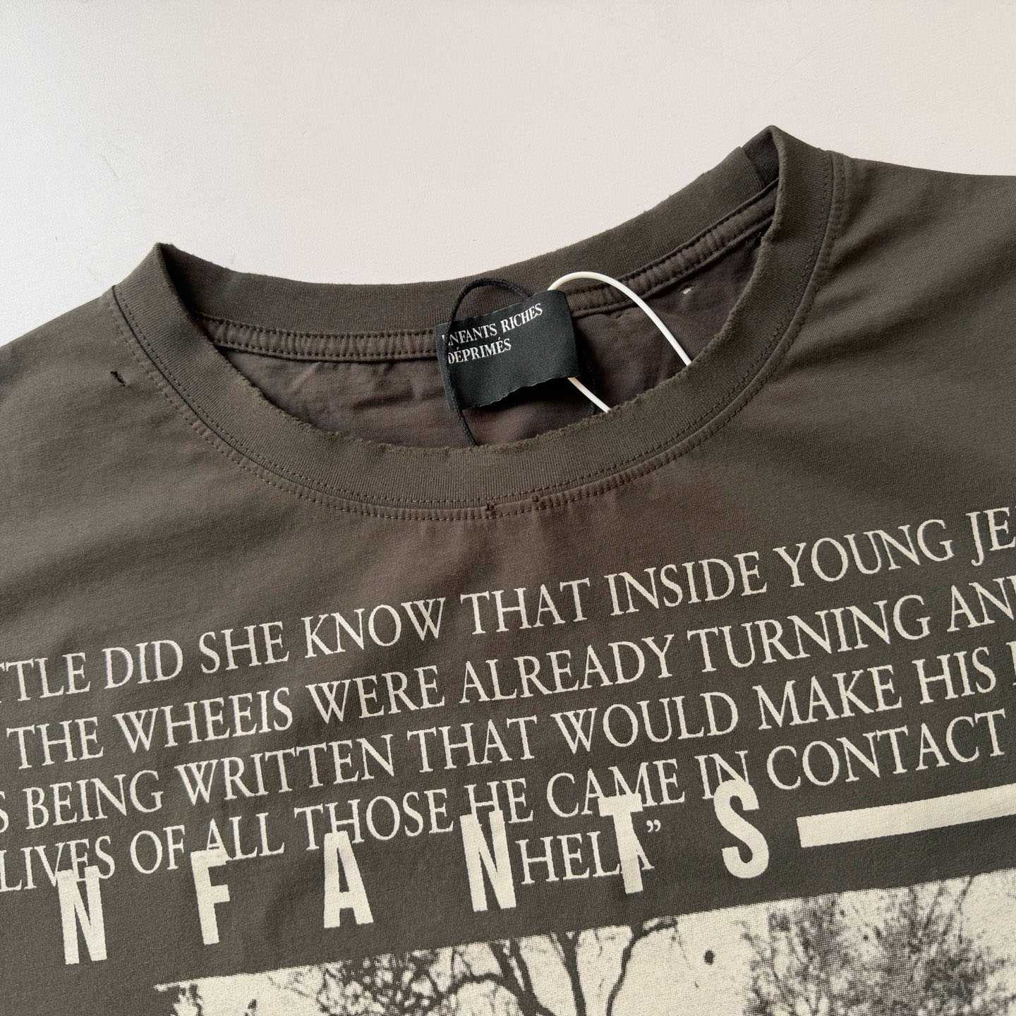 Enfants Riches Déprimés Jeremy T-Shirt - Brown - DesignerGu