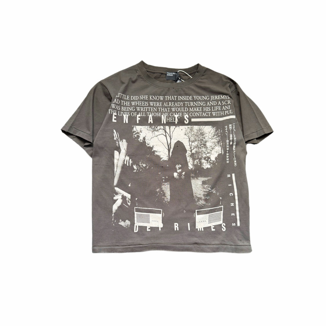 Enfants Riches Déprimés Jeremy T-Shirt - Brown - DesignerGu