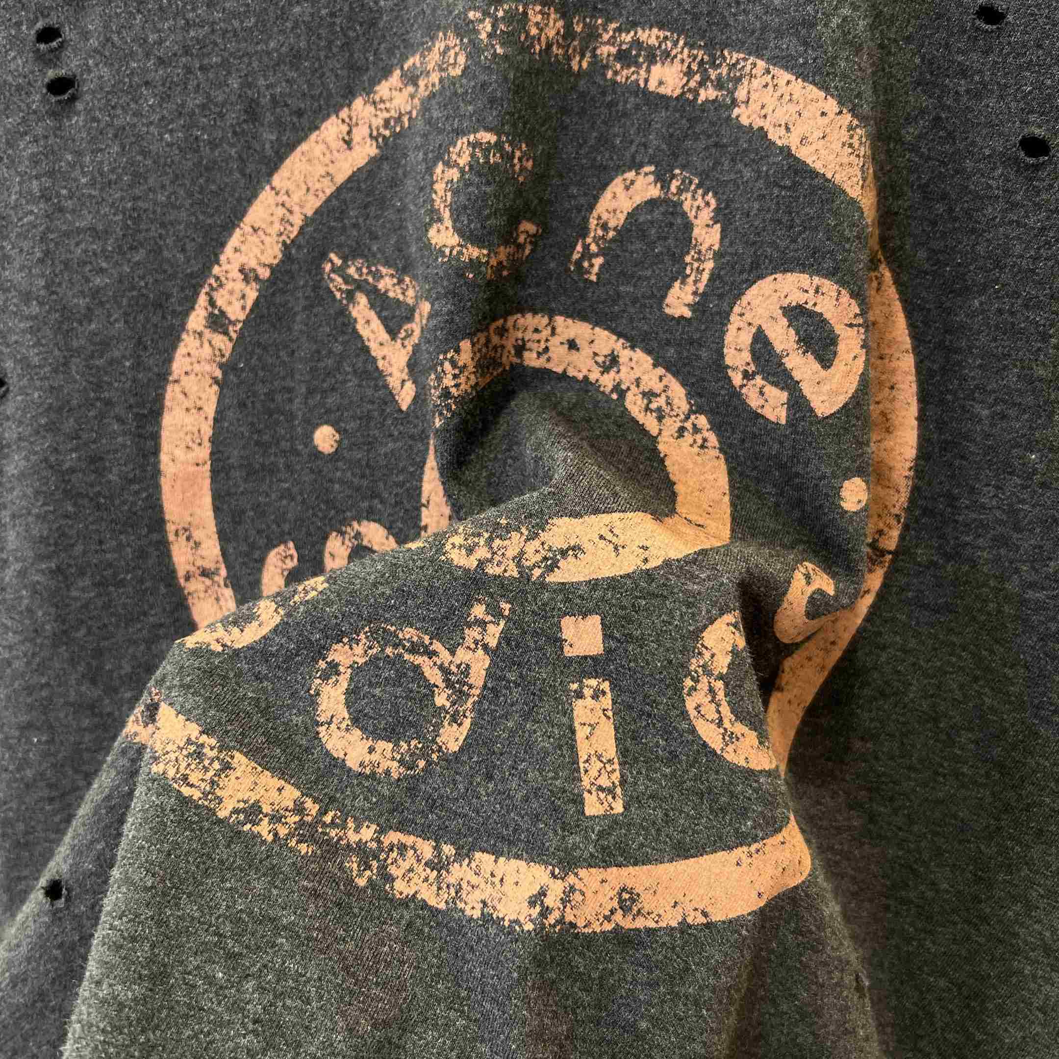 Acne Studios Distressed Logo T-shirt - DesignerGu
