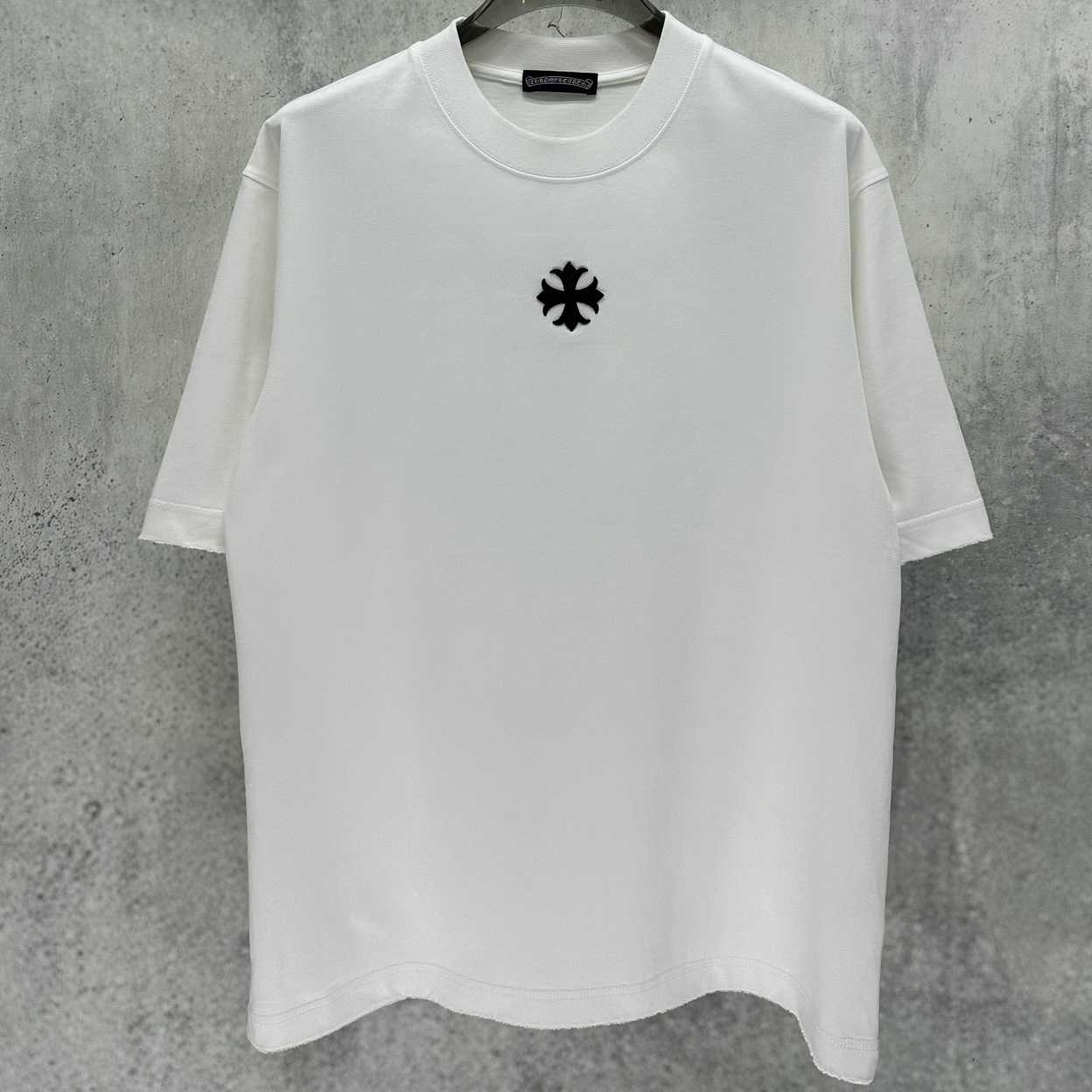 Chrome Hearts  Embroidered Cross Short Sleeve 'White' - DesignerGu