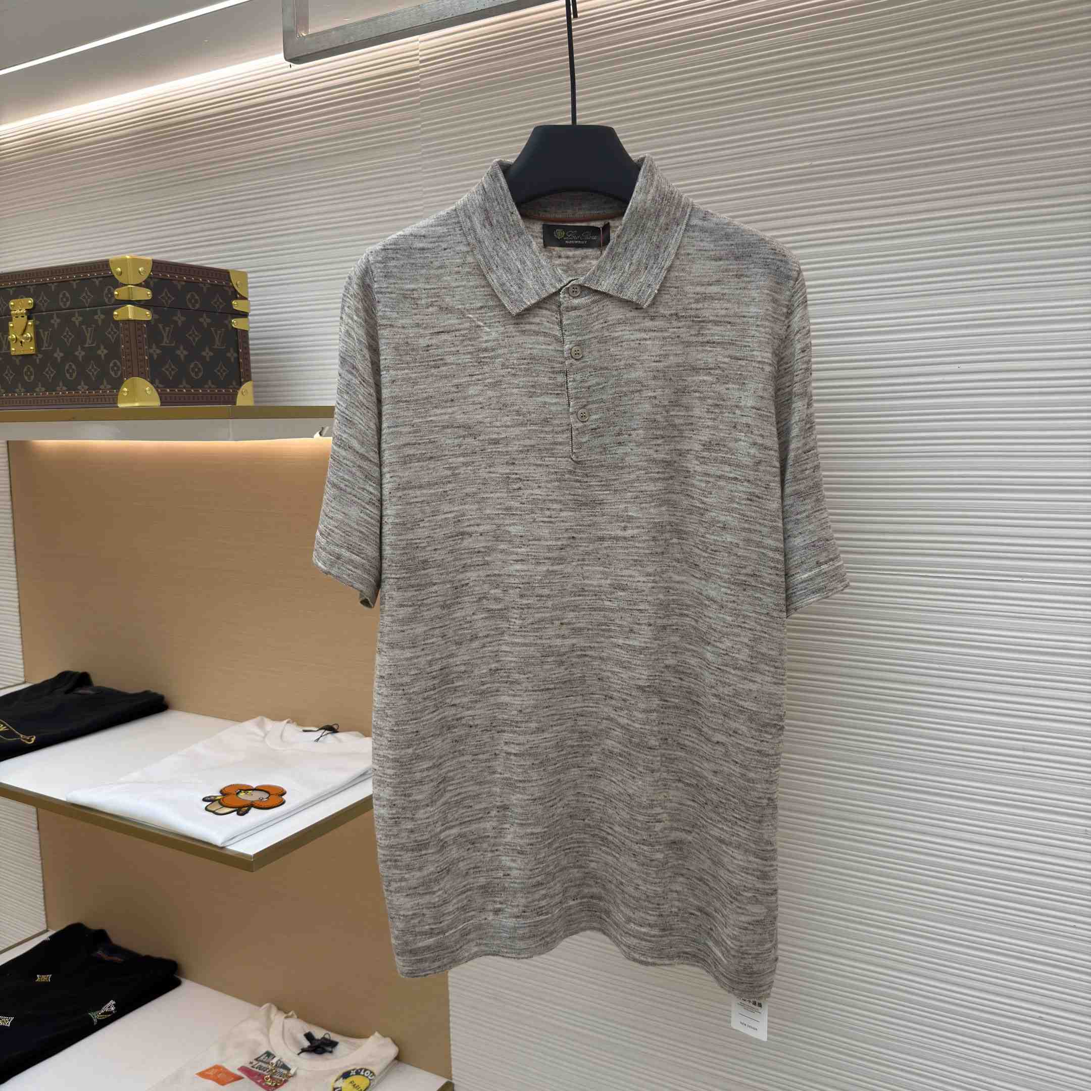 Loro Piana Linen Polo Shirt - DesignerGu