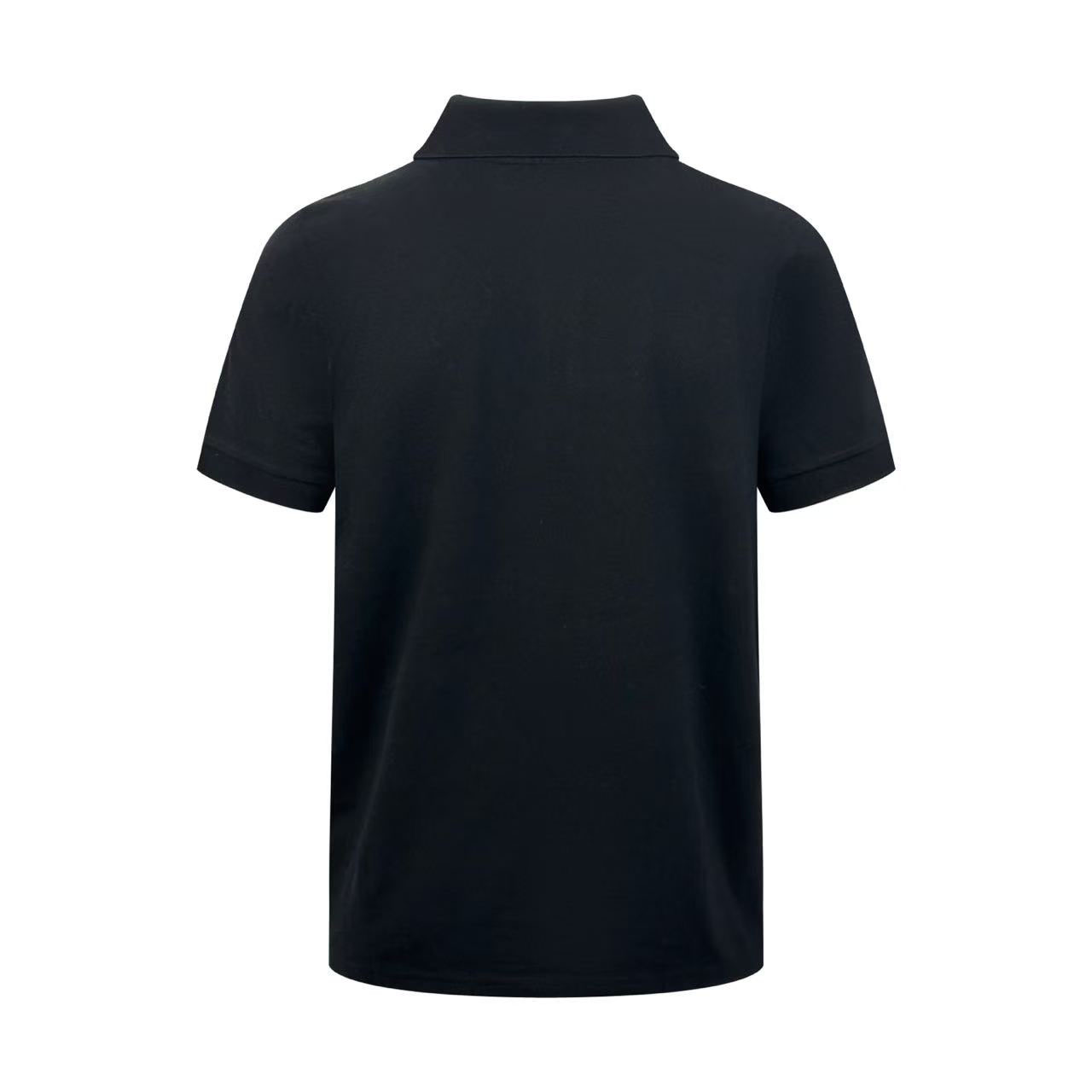 Moncler Logo Cotton Piquet Half-Zip Polo Shirt - DesignerGu