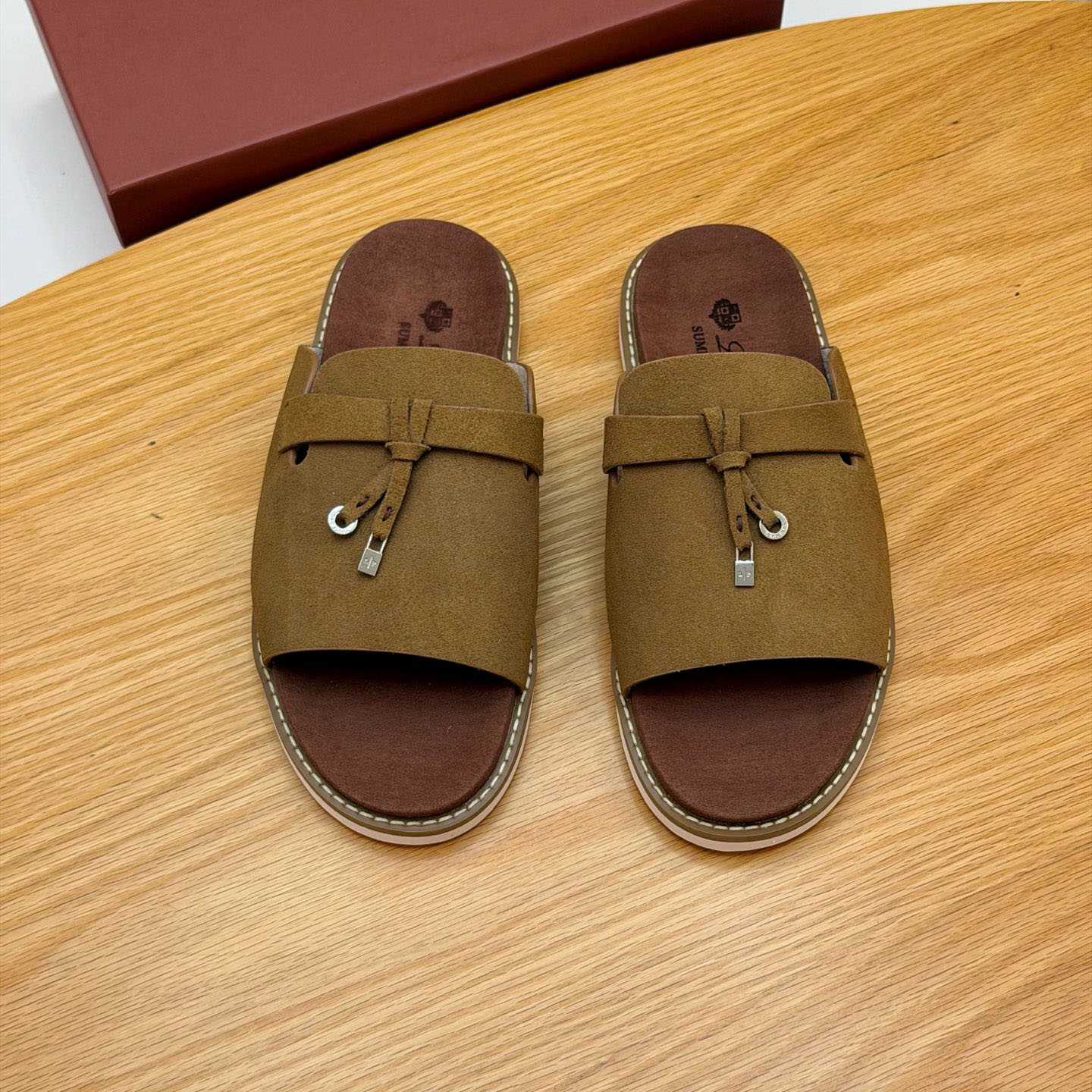 Loro Piana "Summer Walk" Slide Sandal - DesignerGu