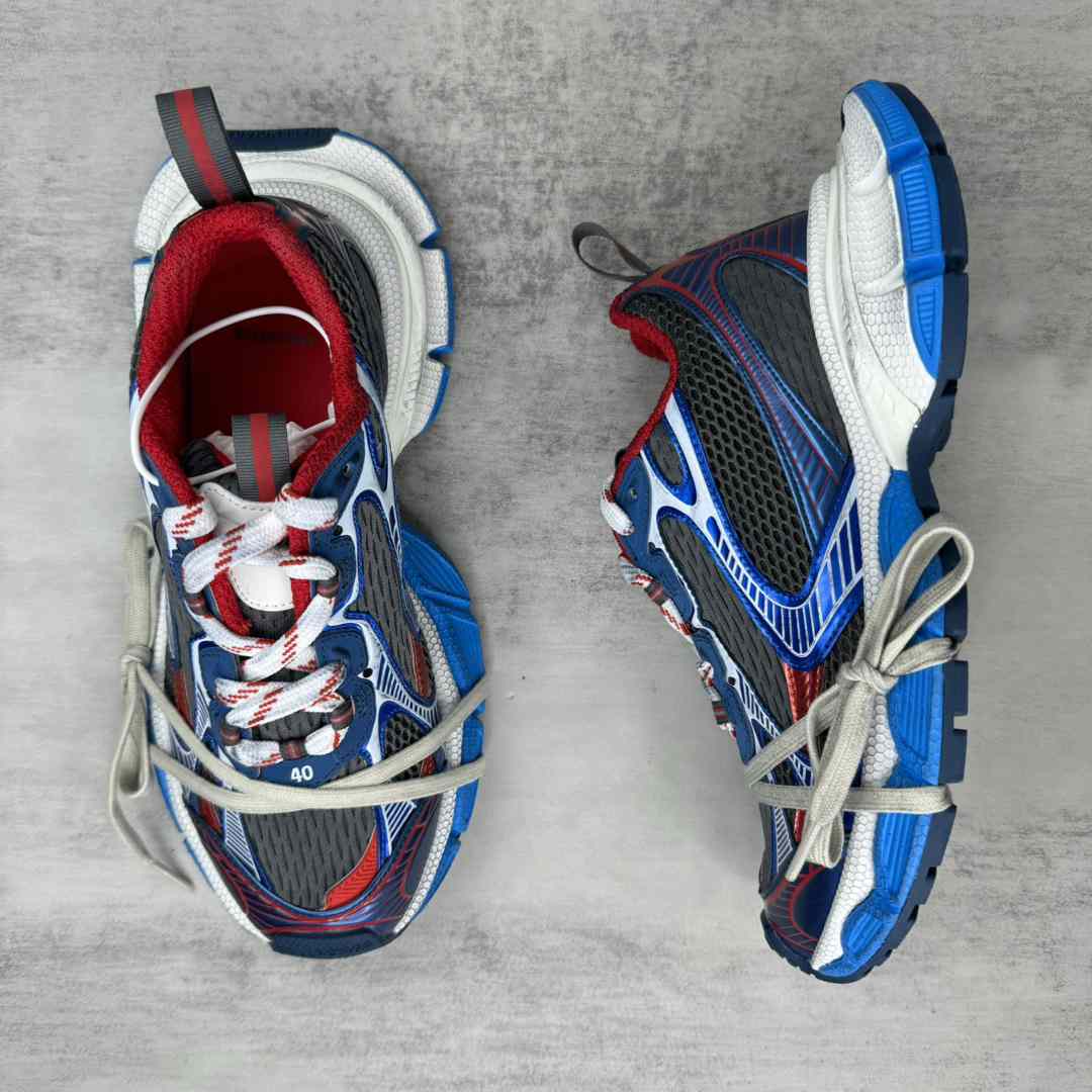  Balenciaga 3XL Sneaker 'Worn-Out - Blue Red' - DesignerGu