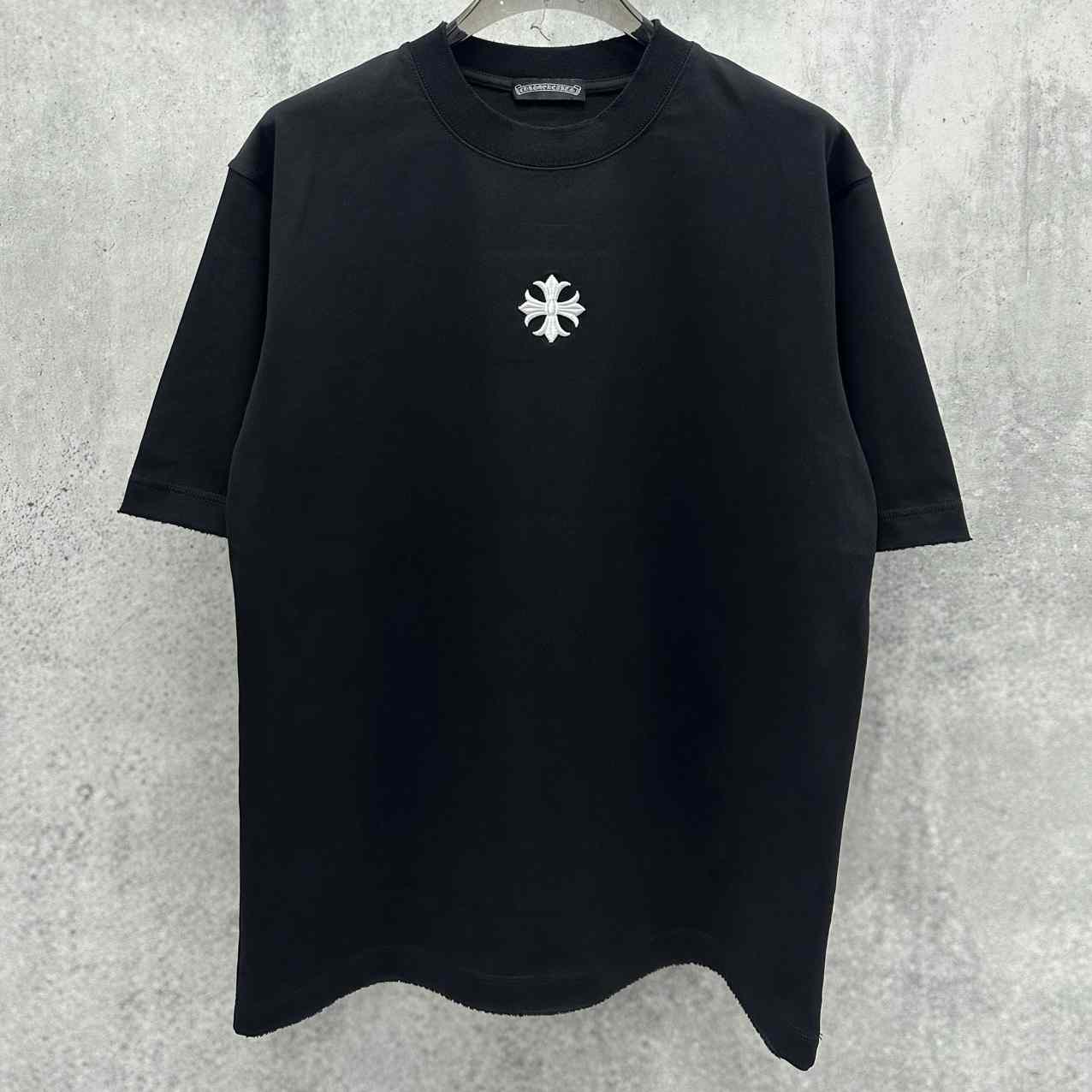 Chrome Hearts  Embroidered Cross Short Sleeve 'Black' - DesignerGu
