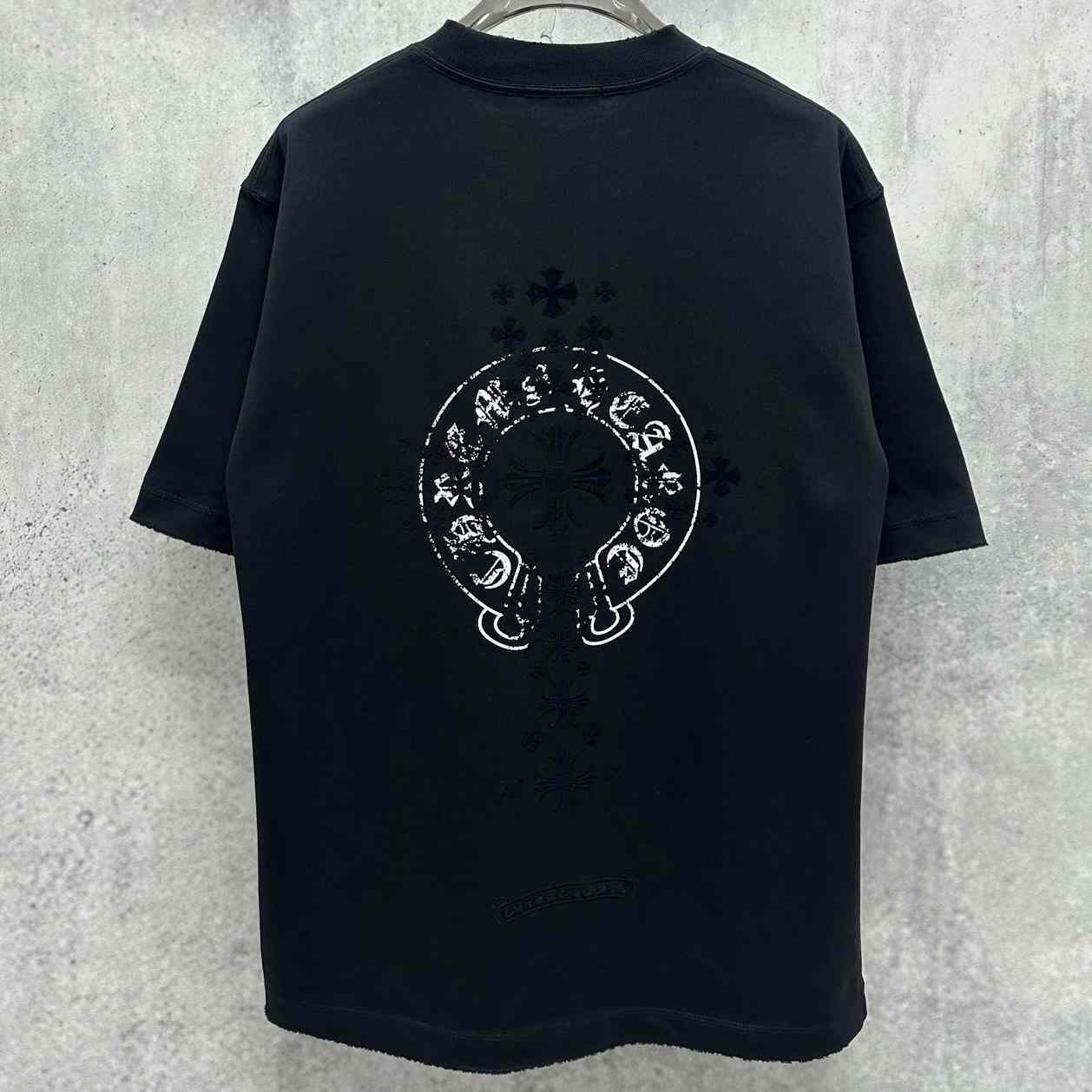 Chrome Hearts  Horseshoe Short Sleeve Tee 'Black' - DesignerGu
