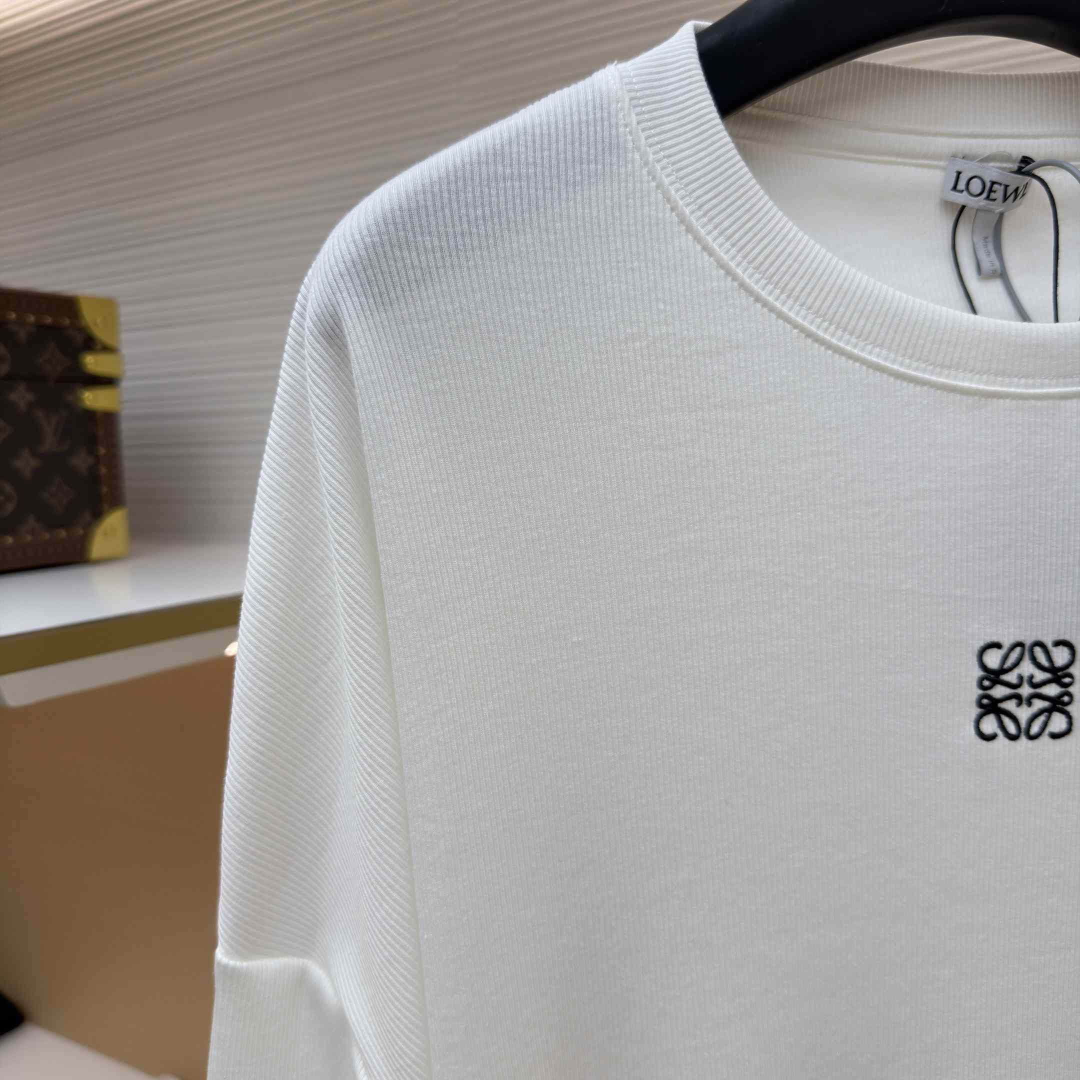 Loewe Oversized Fit Long Sleeve T-shirt In Cotton - DesignerGu