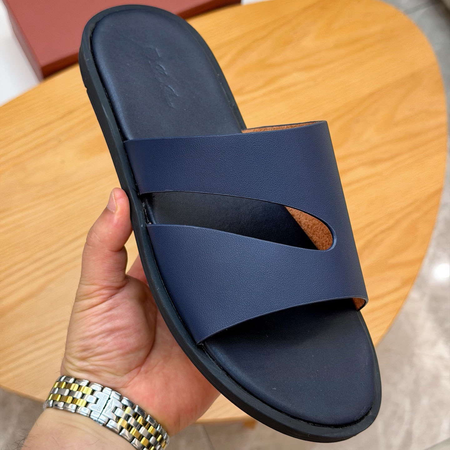 Loro Piana Pilat Plain Walk Sandal - DesignerGu