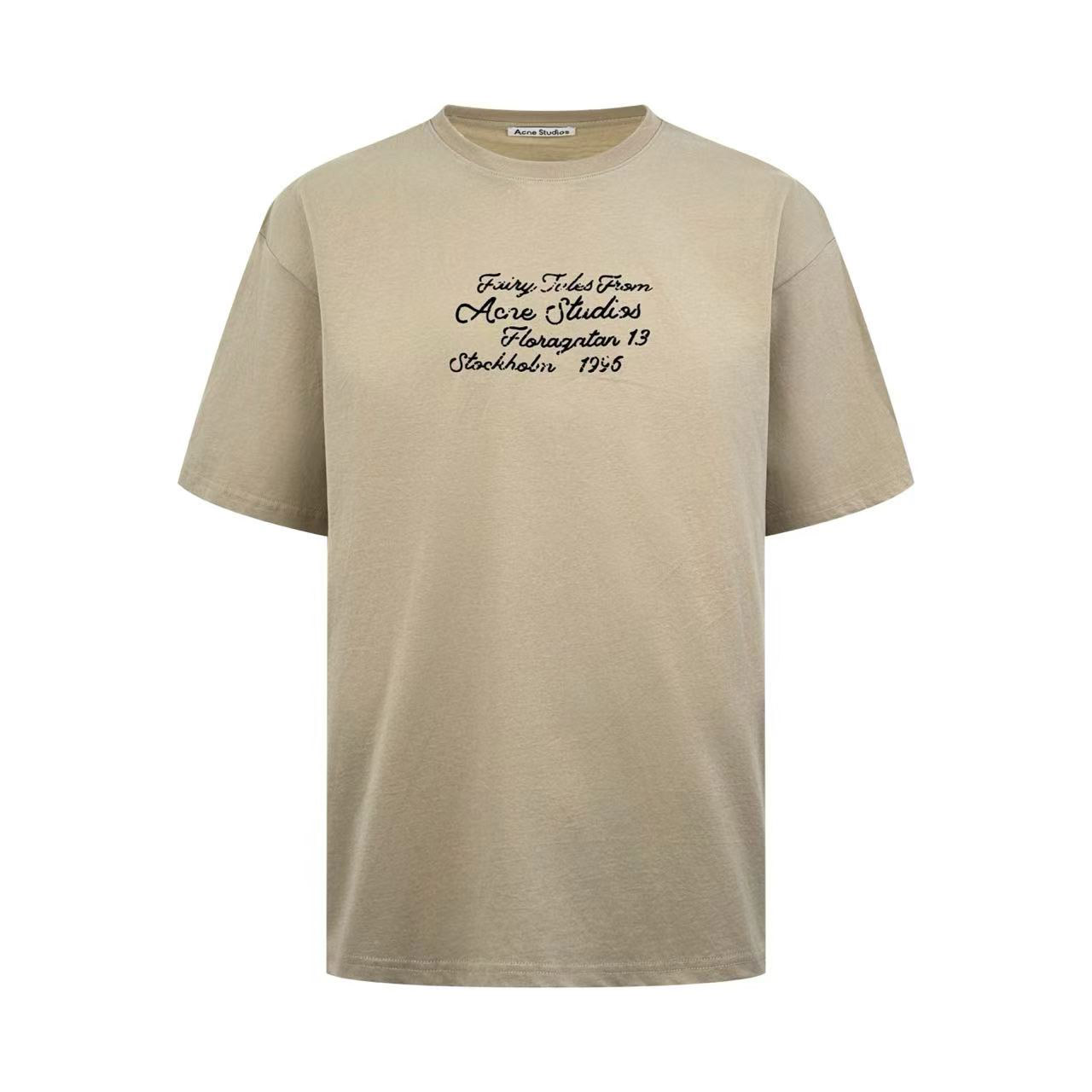 Acne Studios Logo T-shirt In Cotton - DesignerGu