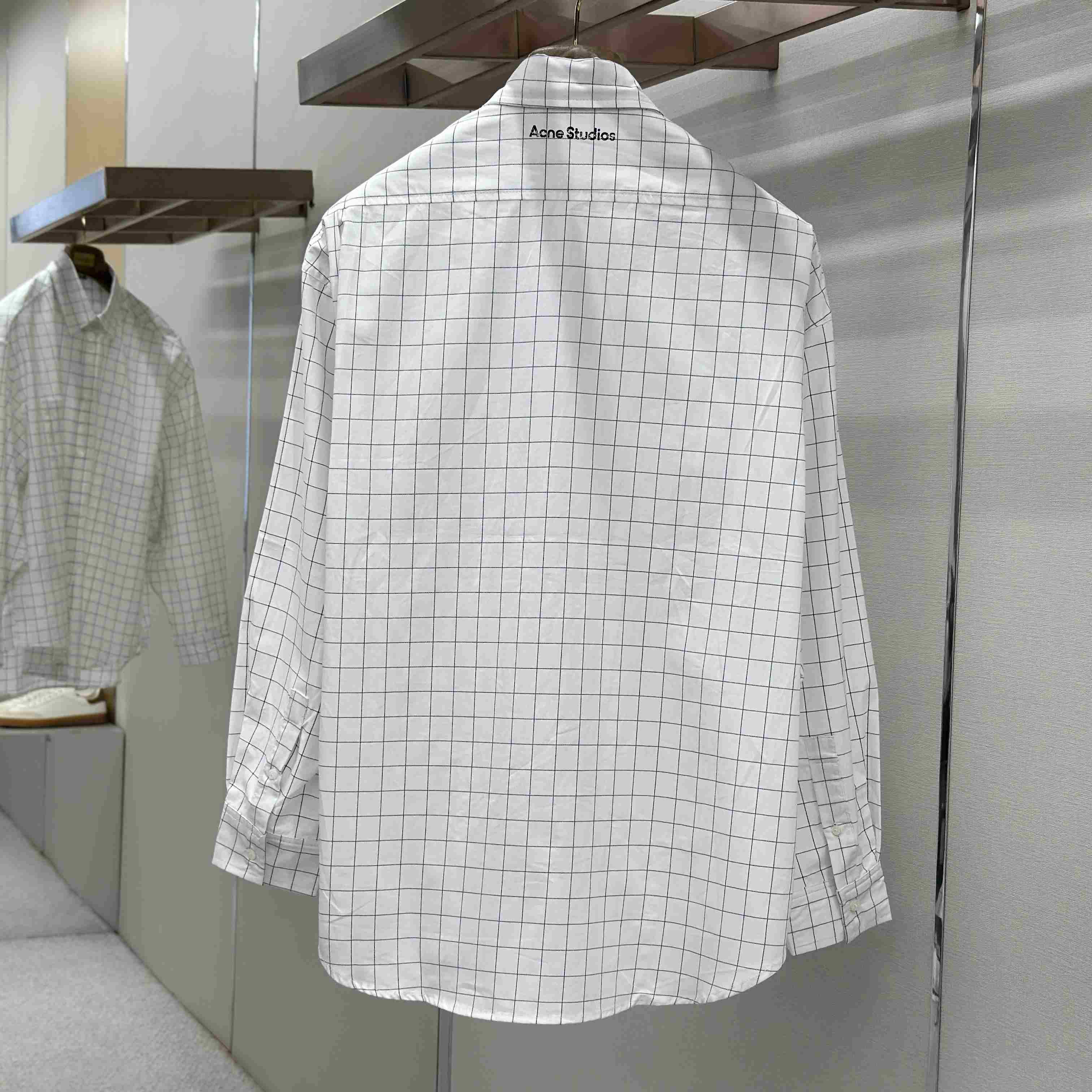 Acne Studios Check Button-Up Shirt - DesignerGu