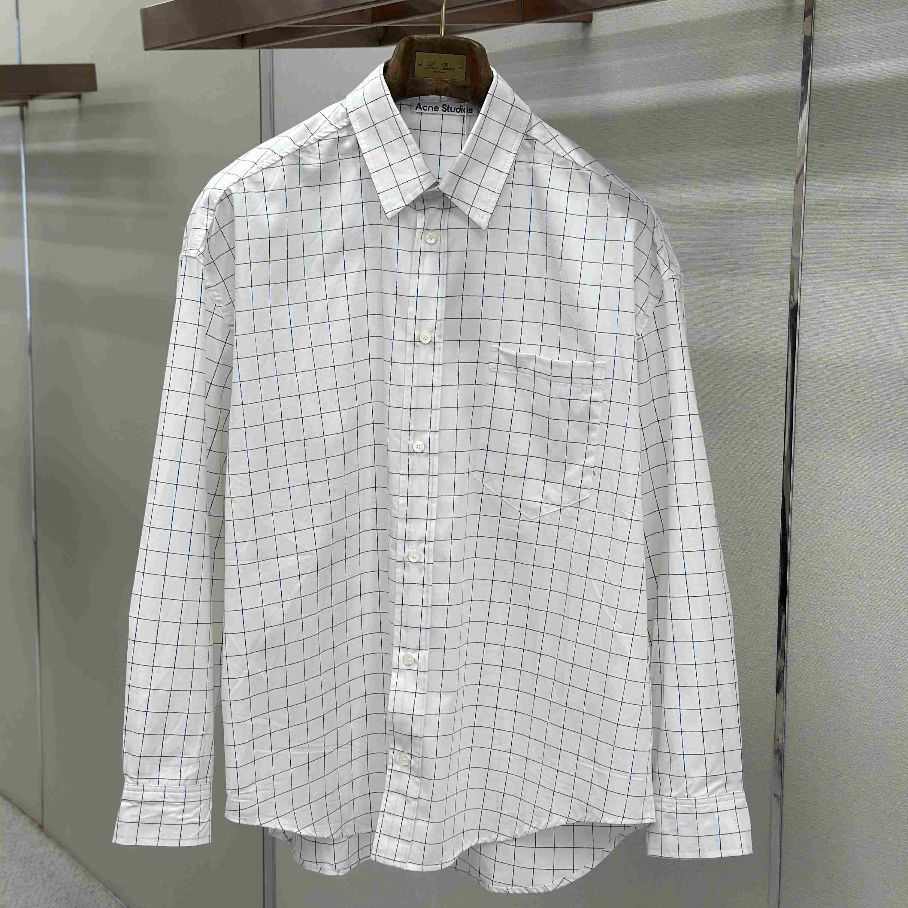 Acne Studios Check Button-Up Shirt - DesignerGu