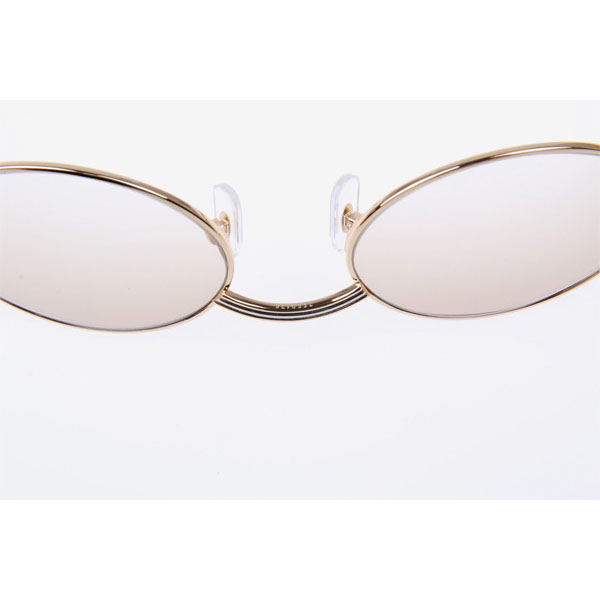 Cartier CT 7550178 White Buffalo Sunglasses In Gold Brown  - DesignerGu