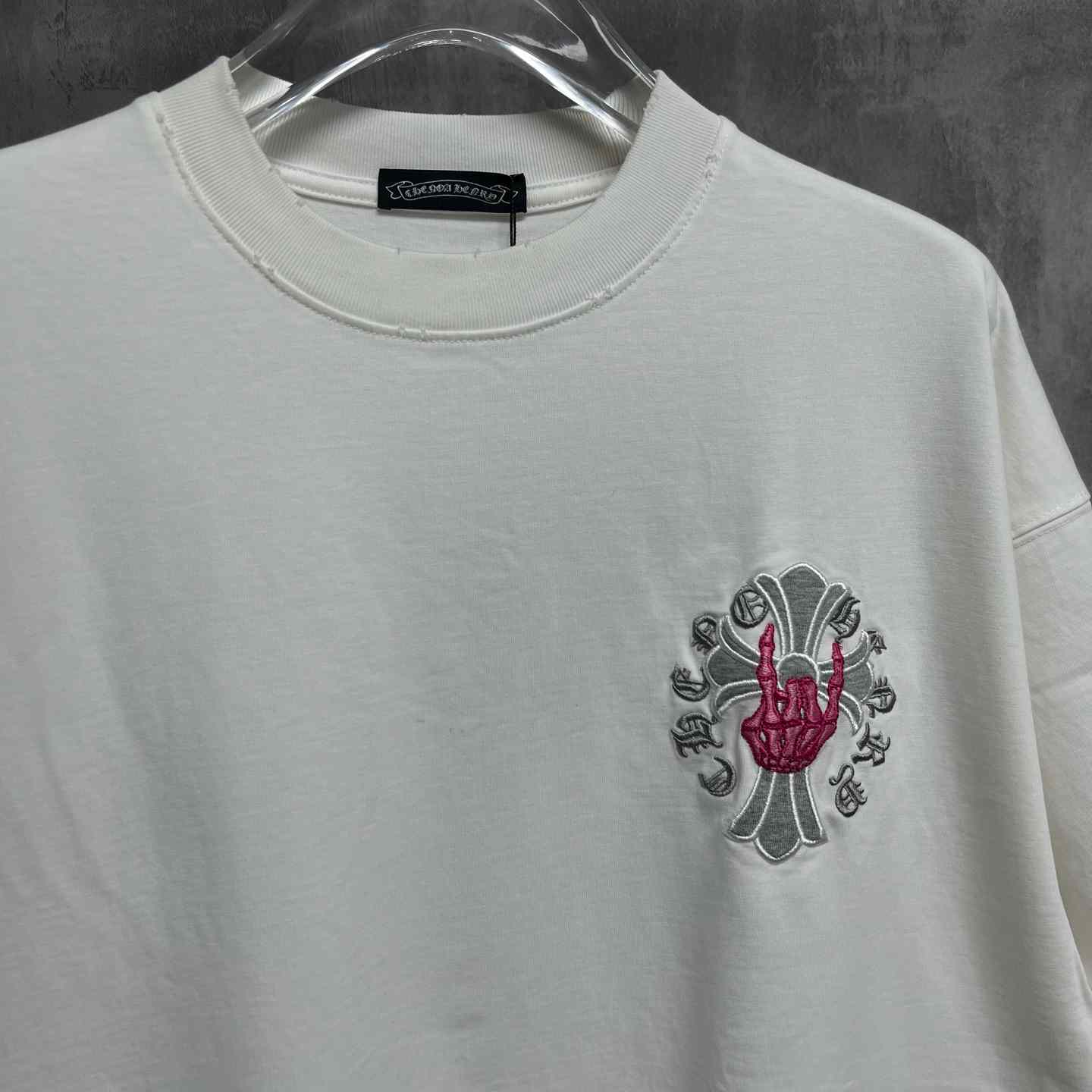 Chrome Hearts Border Tee  'White' - DesignerGu